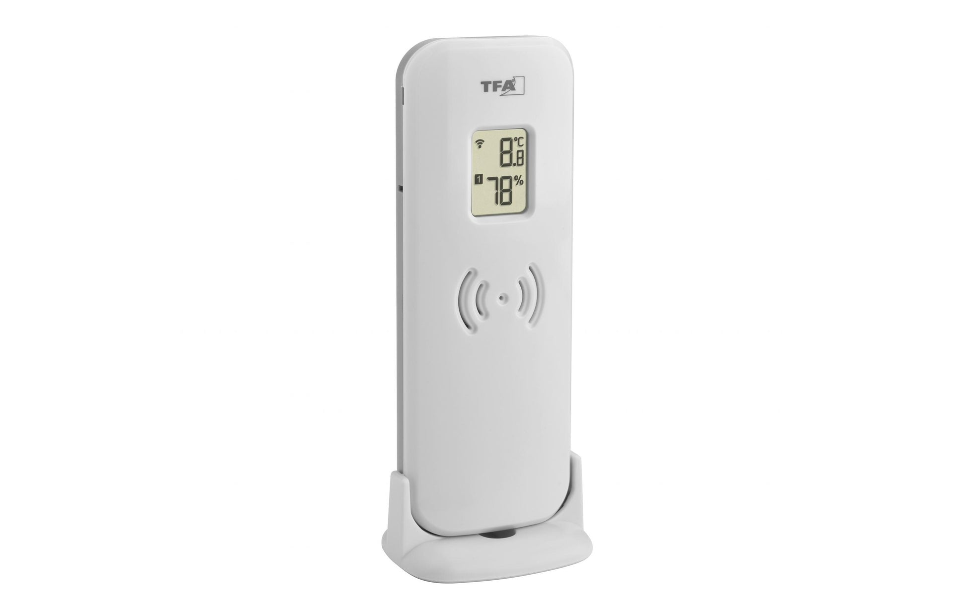 TFA-Dostmann WEATHER PRO Temperatur-/Feuchtesensor – Kabellos, −40–60 °C, 10–99 %, Innen/Aussen