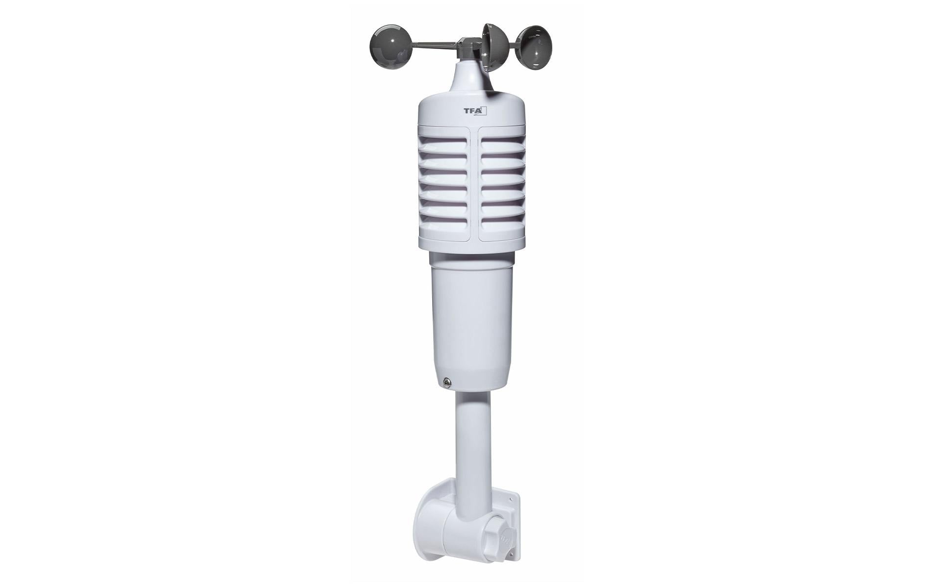 TFA-Dostmann Spring Breeze – Wetterstation, Funk, innen/aussen, Anemometer – schwarz