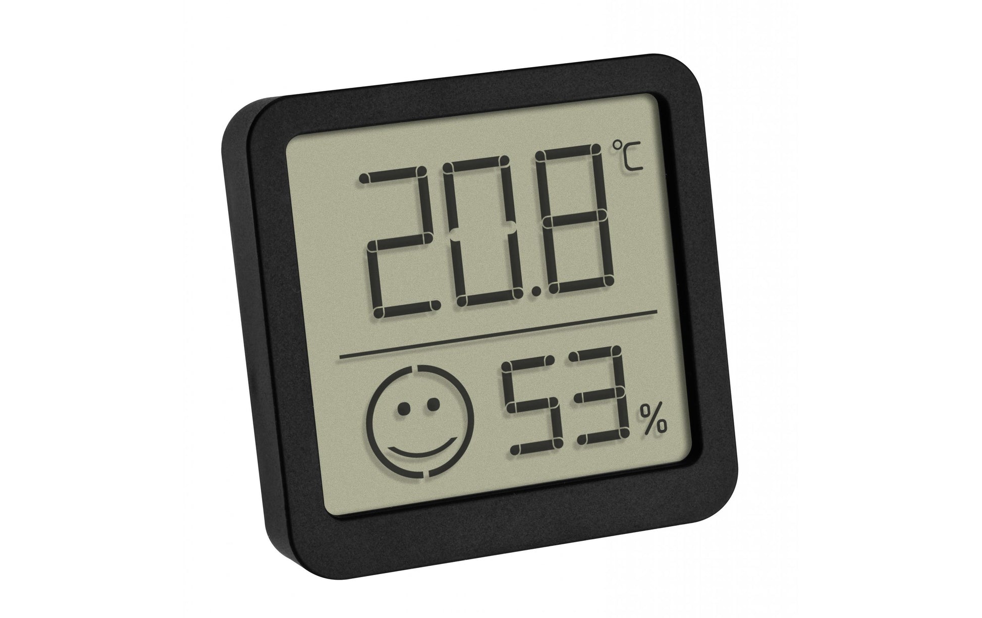 TFA-Dostmann TFA Dostmann 30.5053.01.02 – Thermo-/Hygrometer, Digitaldisplay, CR2032-Batterie – schwarz