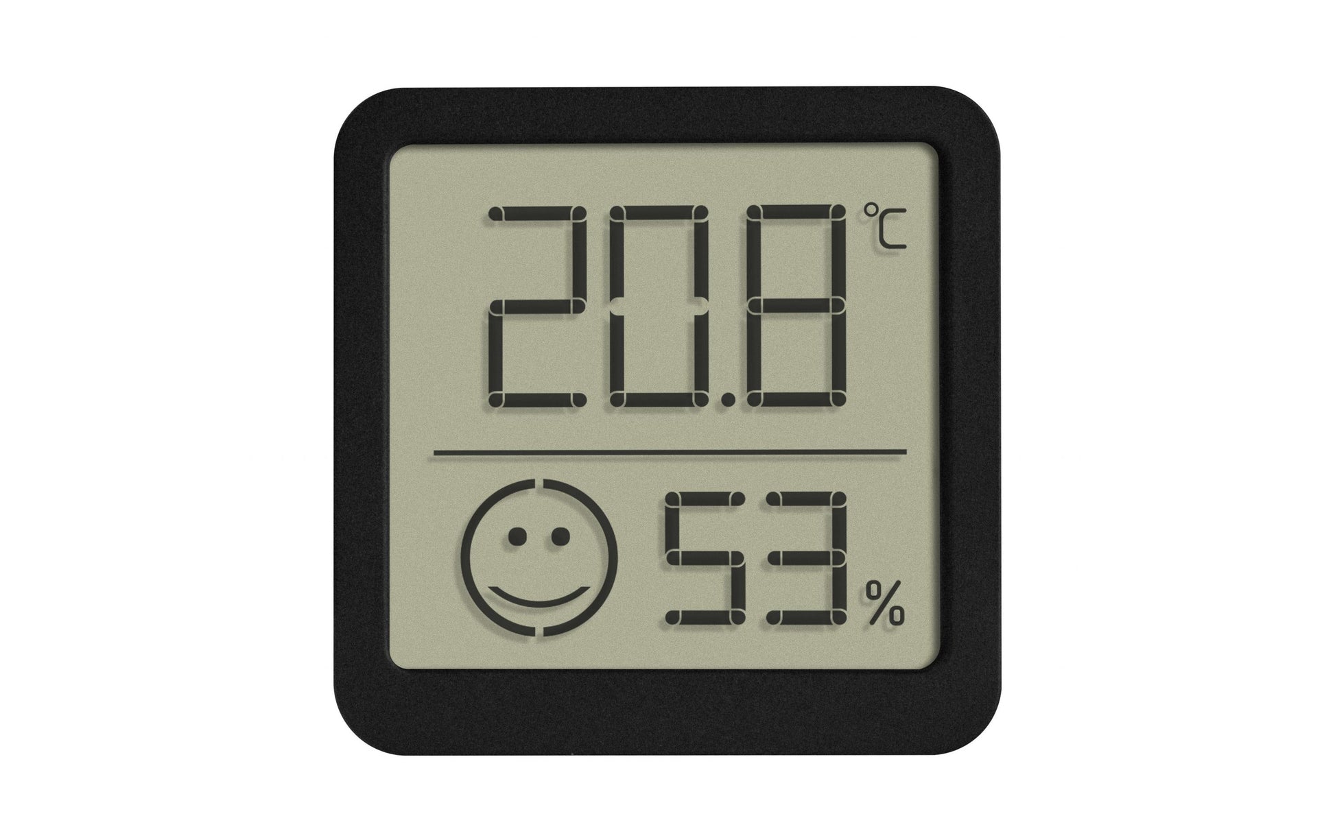 TFA-Dostmann TFA Dostmann 30.5053.01.02 – Thermo-/Hygrometer, Digitaldisplay, CR2032-Batterie – schwarz