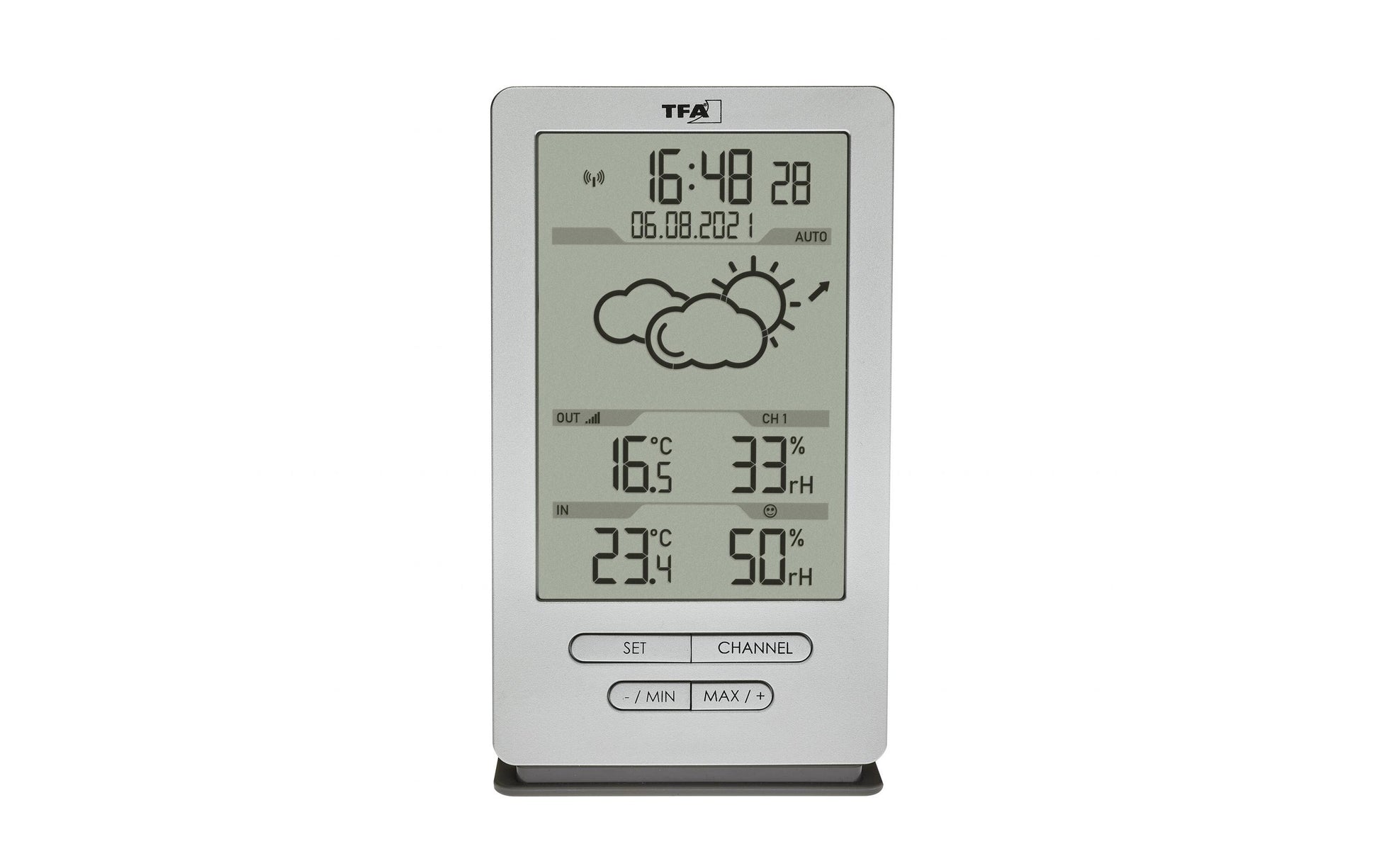 TFA-Dostmann XENA 35.1162.54 Temperatur-/Feuchtesensor – Kabellos, −40–60 °C, 10–99 %, Innen/Aussen