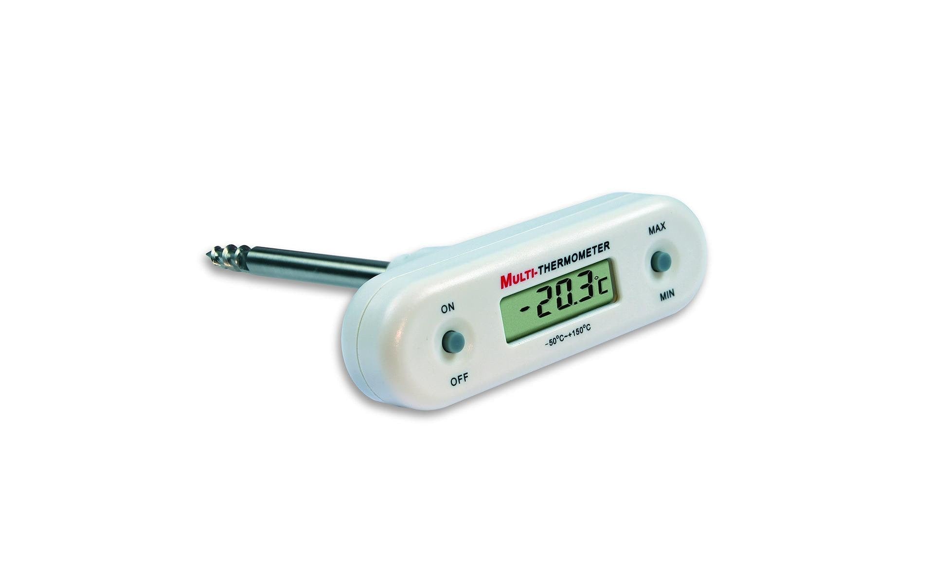 TFA-Dostmann TFA Dostmann – Digitalthermometer, -50 bis 150 °C, 10 × 3 × 16 cm, Kunststoff, Weiss