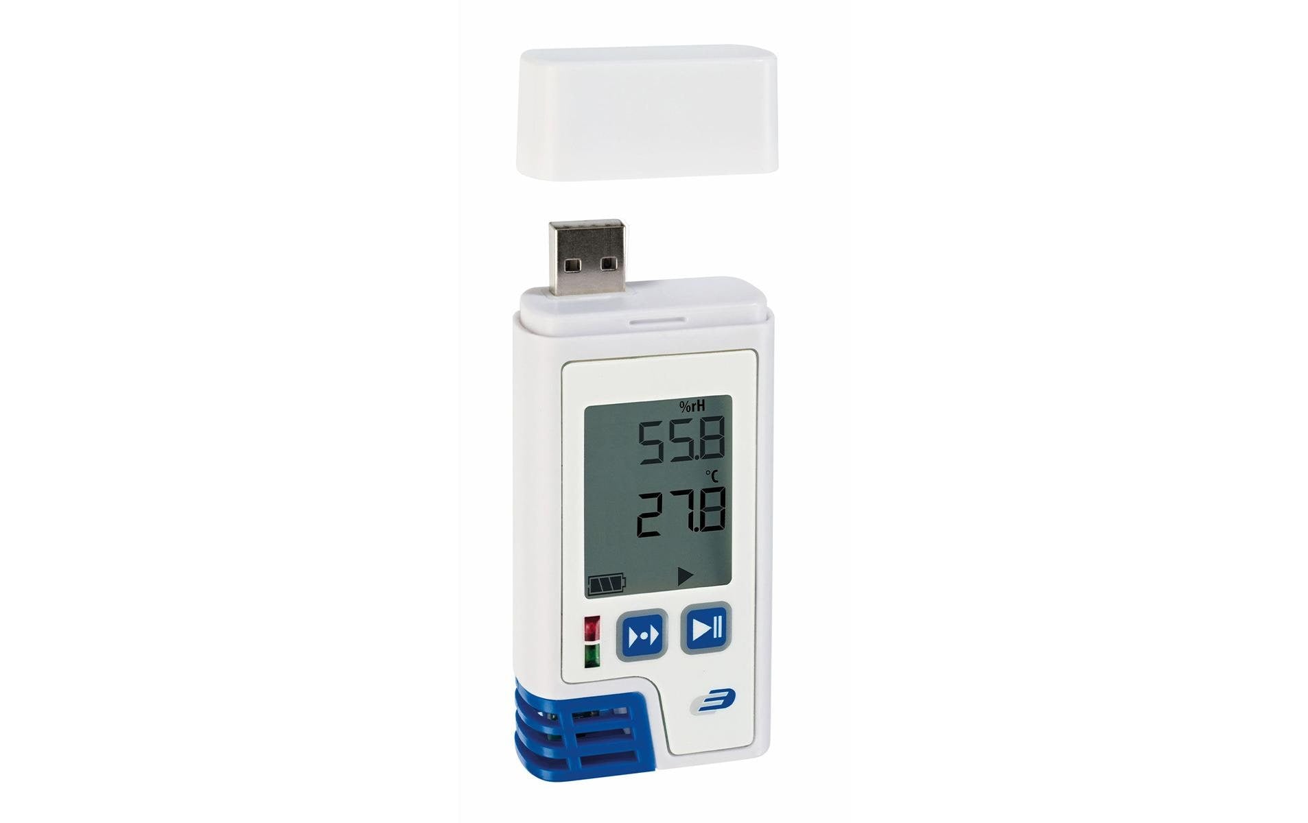 TFA Dostmann LOG210 PDF-Thermo-Hygro-Datenlogger – Innen, Freistehend