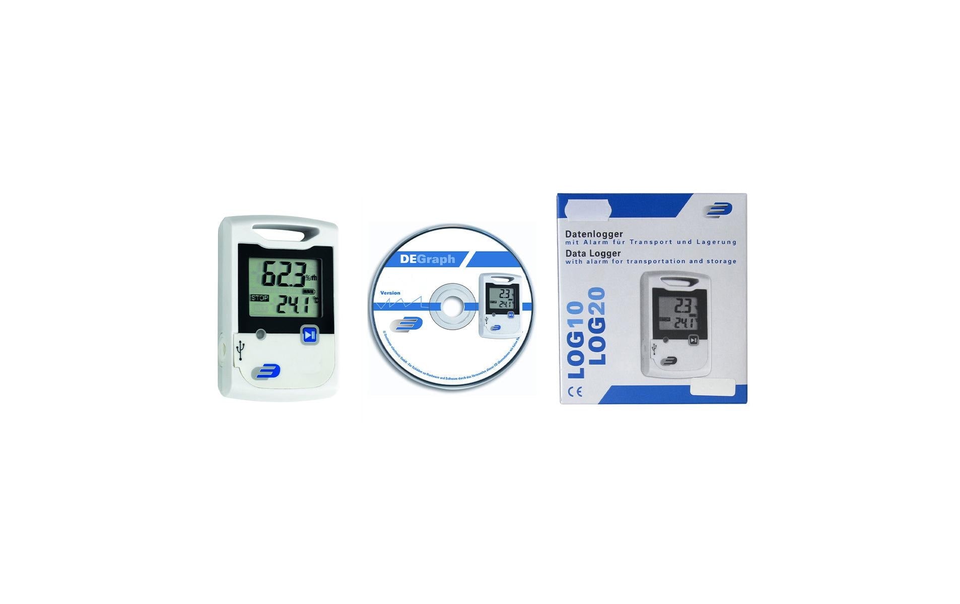 TFA-Dostmann LOG20 Thermo-Hygrometer (Handgerät) – USB, −30–60 °C, 0–99 %