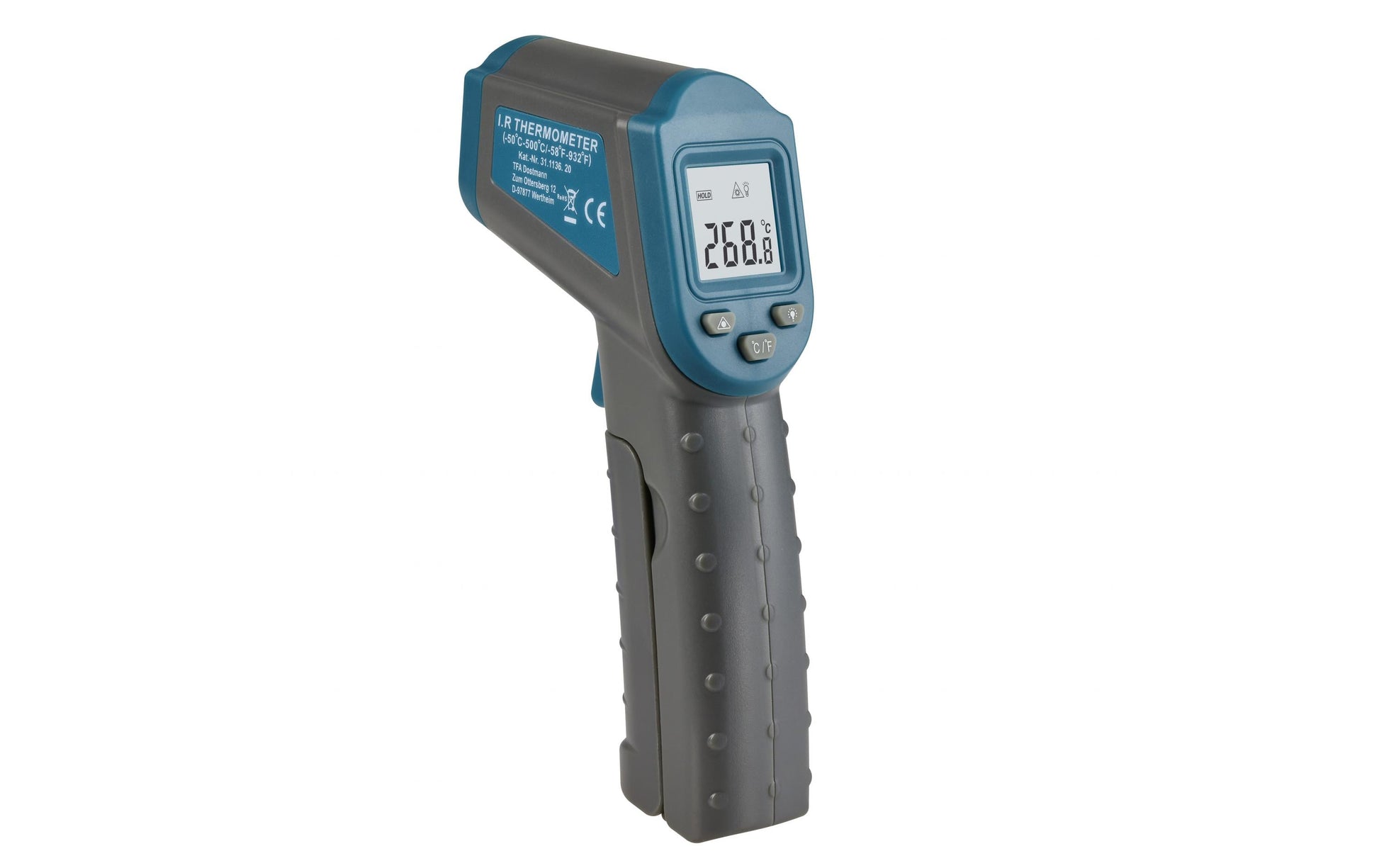 TFA-Dostmann RAY 31.1136.20 Temperatursensor – −50–500 °C, ±1,5 °C, Aussen