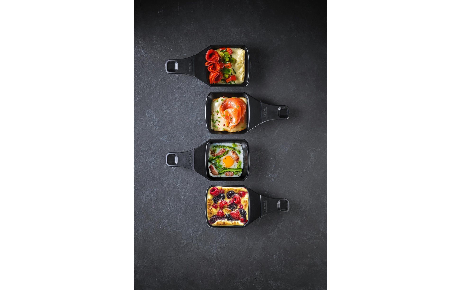 Tefal Raclette-Grill PR620DCH – 8 Personen, Steinplatte, 1350 W – Schwarz/Edelstahl