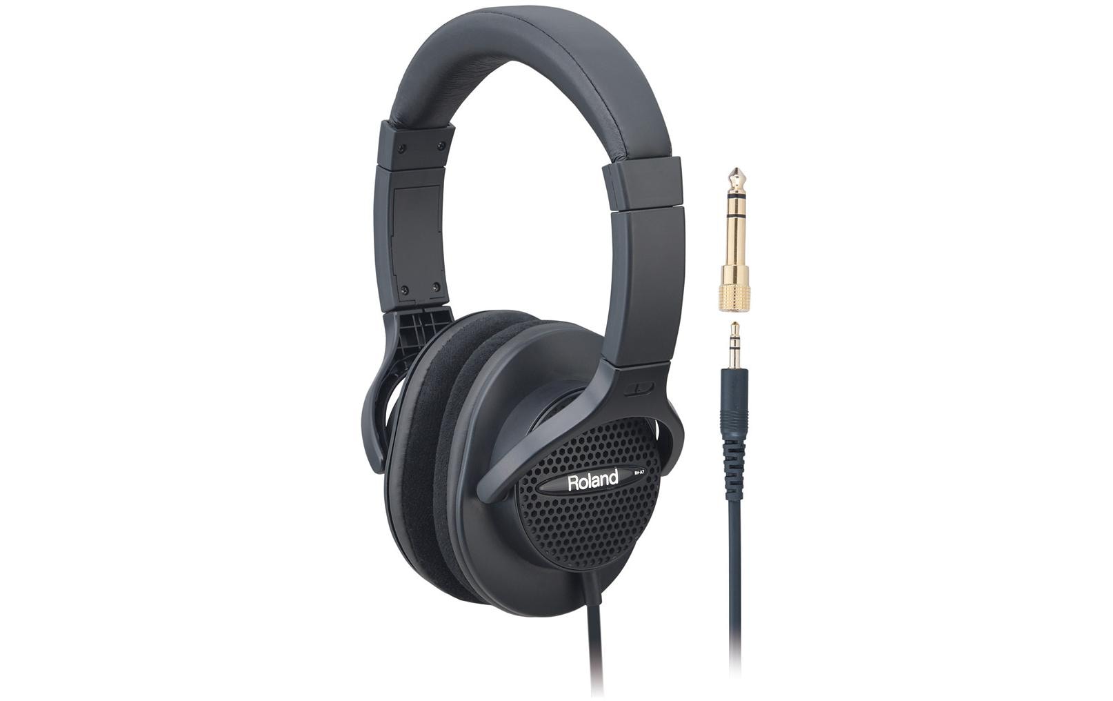 Roland RH-A7-BK – Over-Ear Studiokopfhörer – offen, 3,5 mm, 34 Ω – schwarz
