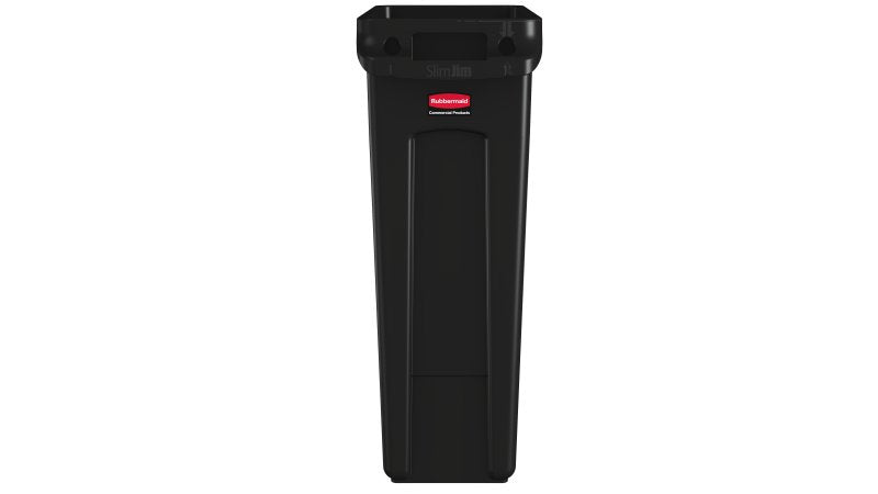 Rubbermaid Recyclingbox FG354060BLA – 87 l – Kunststoff, rechteckig – schwarz