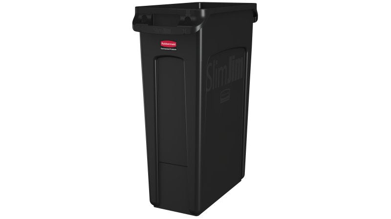 Rubbermaid Recyclingbox FG354060BLA – 87 l – Kunststoff, rechteckig – schwarz