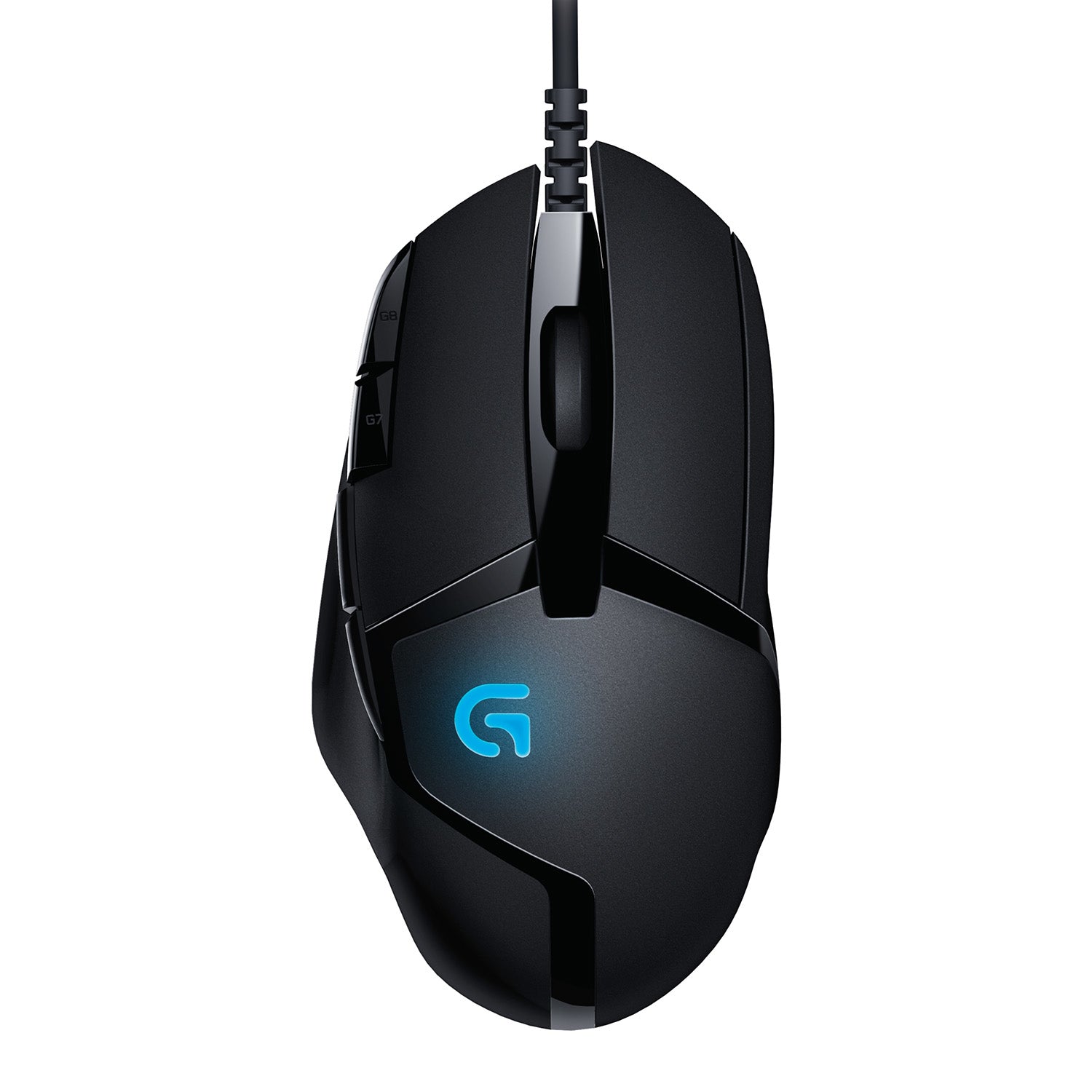 Logitech G G402 – Gaming-Maus – Kabelgebunden (USB‑A), 4000 DPI, RGB-Beleuchtung, rechts, Schwarz