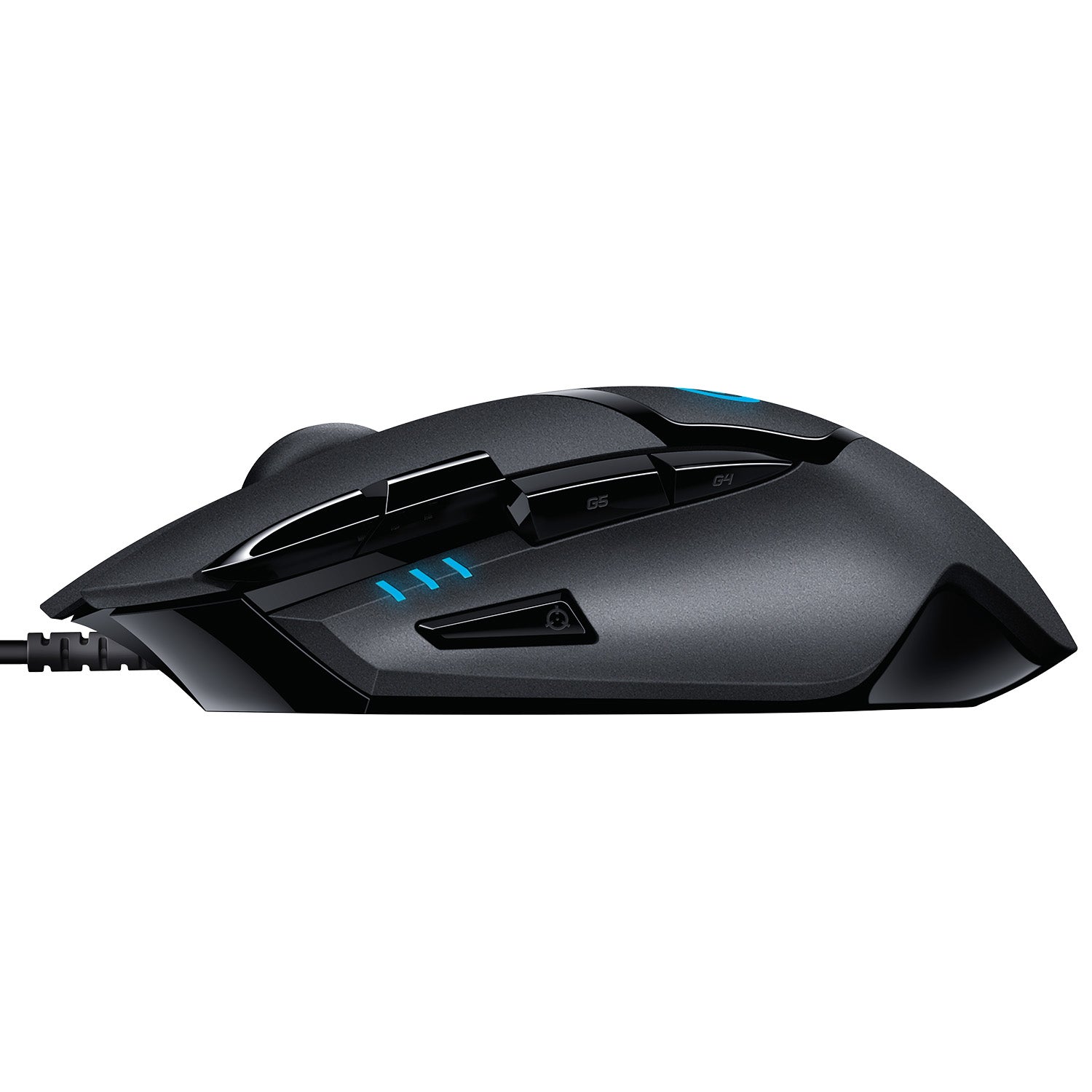 Logitech G G402 – Gaming-Maus – Kabelgebunden (USB‑A), 4000 DPI, RGB-Beleuchtung, rechts, Schwarz