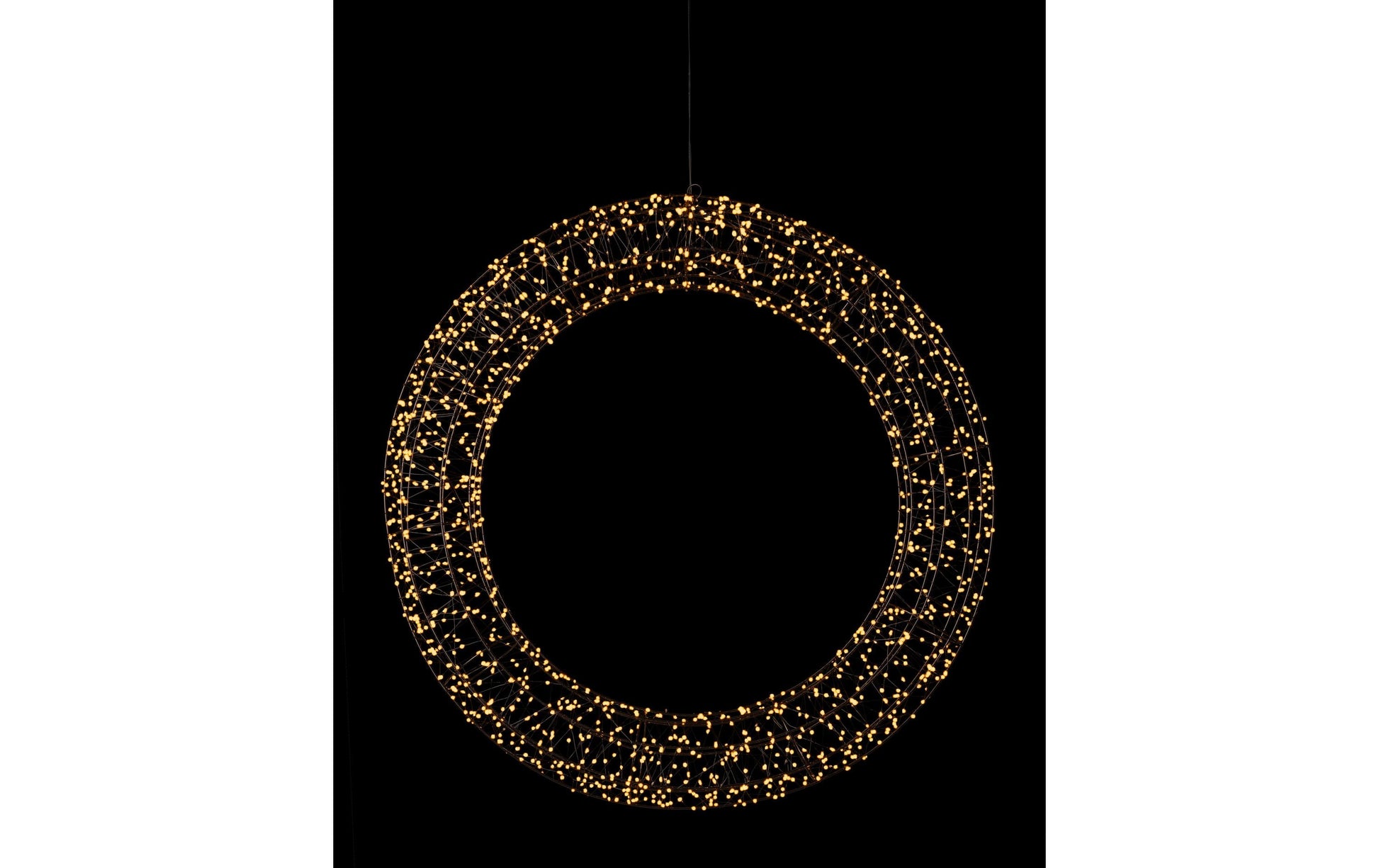 STT LED-Lichterkranz – Ø 78 cm, 1800 LEDs – Kupfer, Schwarz