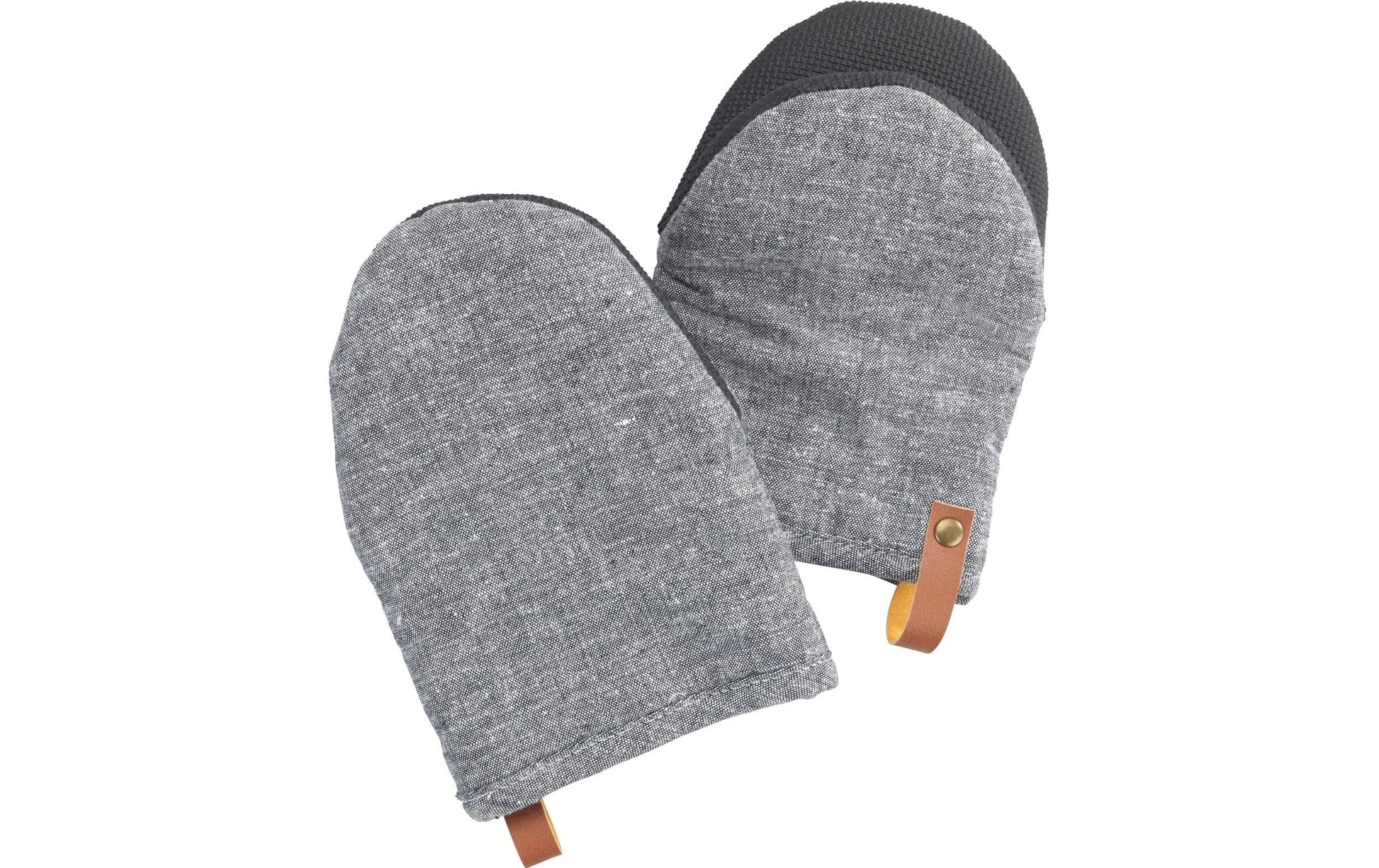 Wenko Ada mini – Topfhandschuhe, 2er, Neopren, 14 × 5 × 19 cm, Grau