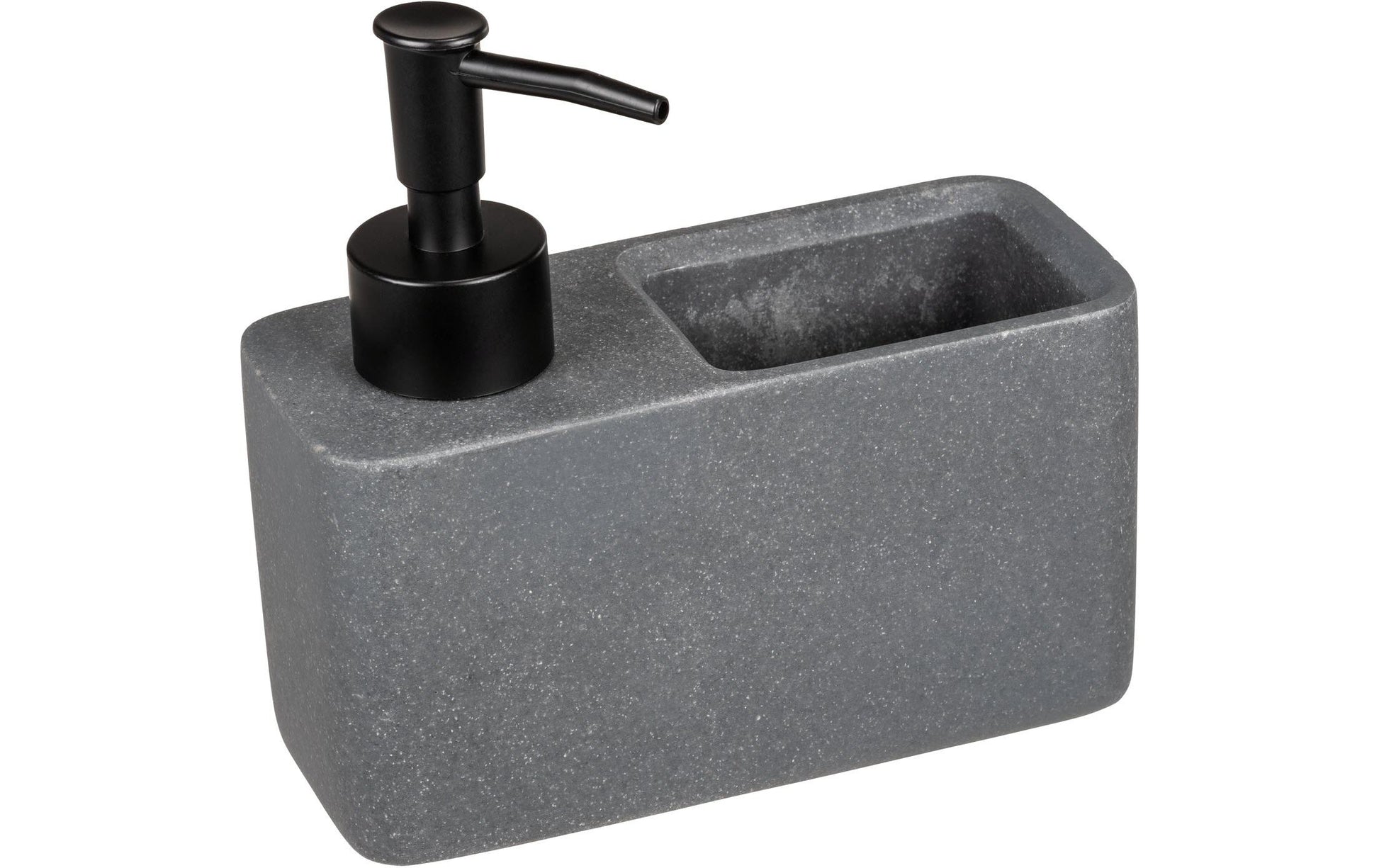 Wenko Resa Seifenspender – Kunststoff, Dunkelgrau, 150 ml