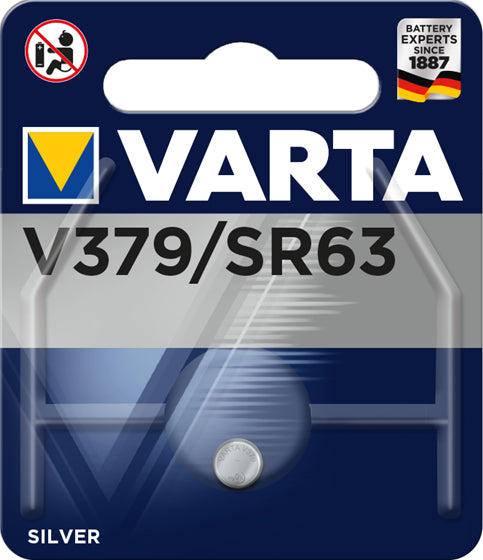 Varta Knopfzelle SR63, Silberoxid, 1,55 V – 1 Stk.