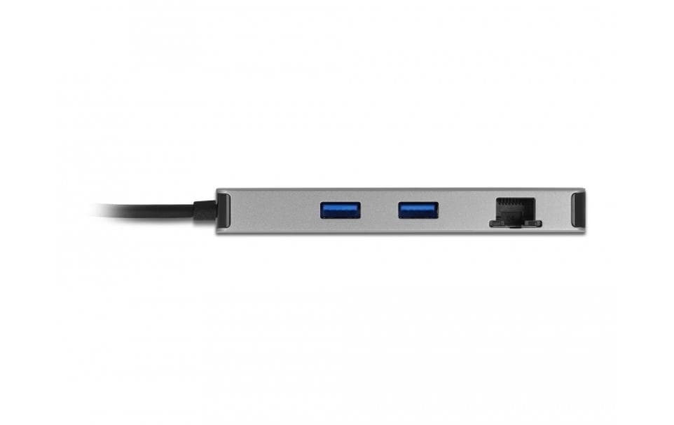 DeLOCK Dockingstation – USB-C, 2× DP, 2× HDMI, 2× USB-A, 85 W PD, GbE, SD/microSD, für Windows/Mac/Linux