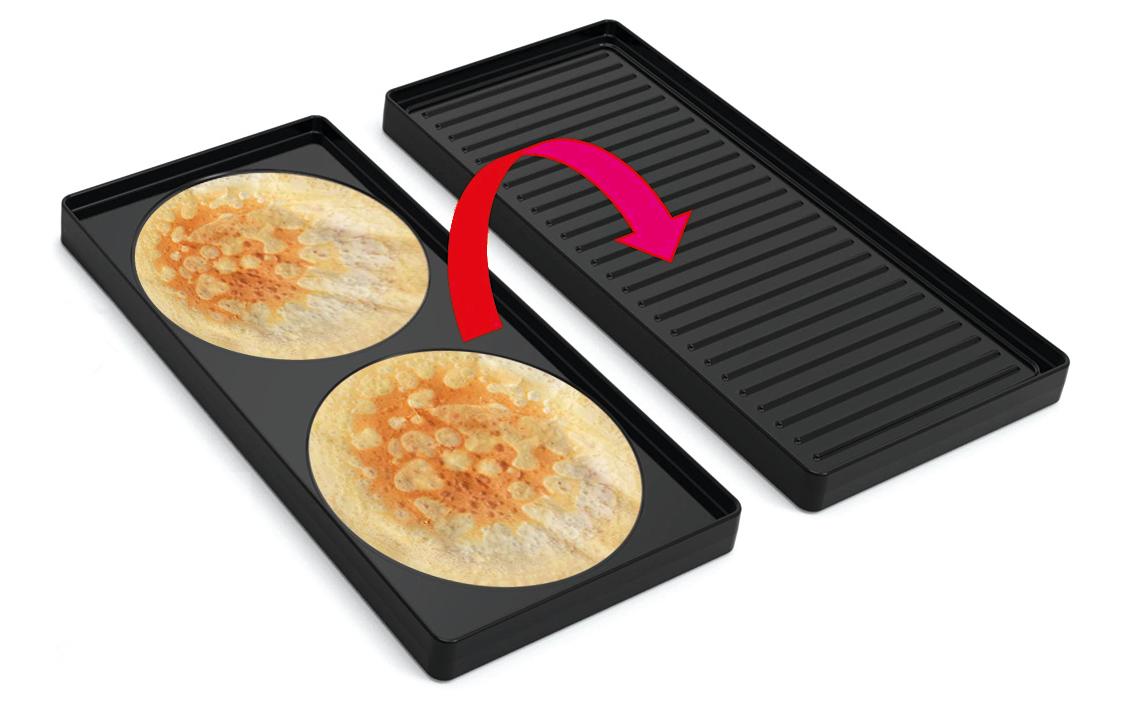 Koenig Raclette-Grill – 8 Personen, 1800 W, Antihaftbeschichtet – Schwarz/Edelstahl