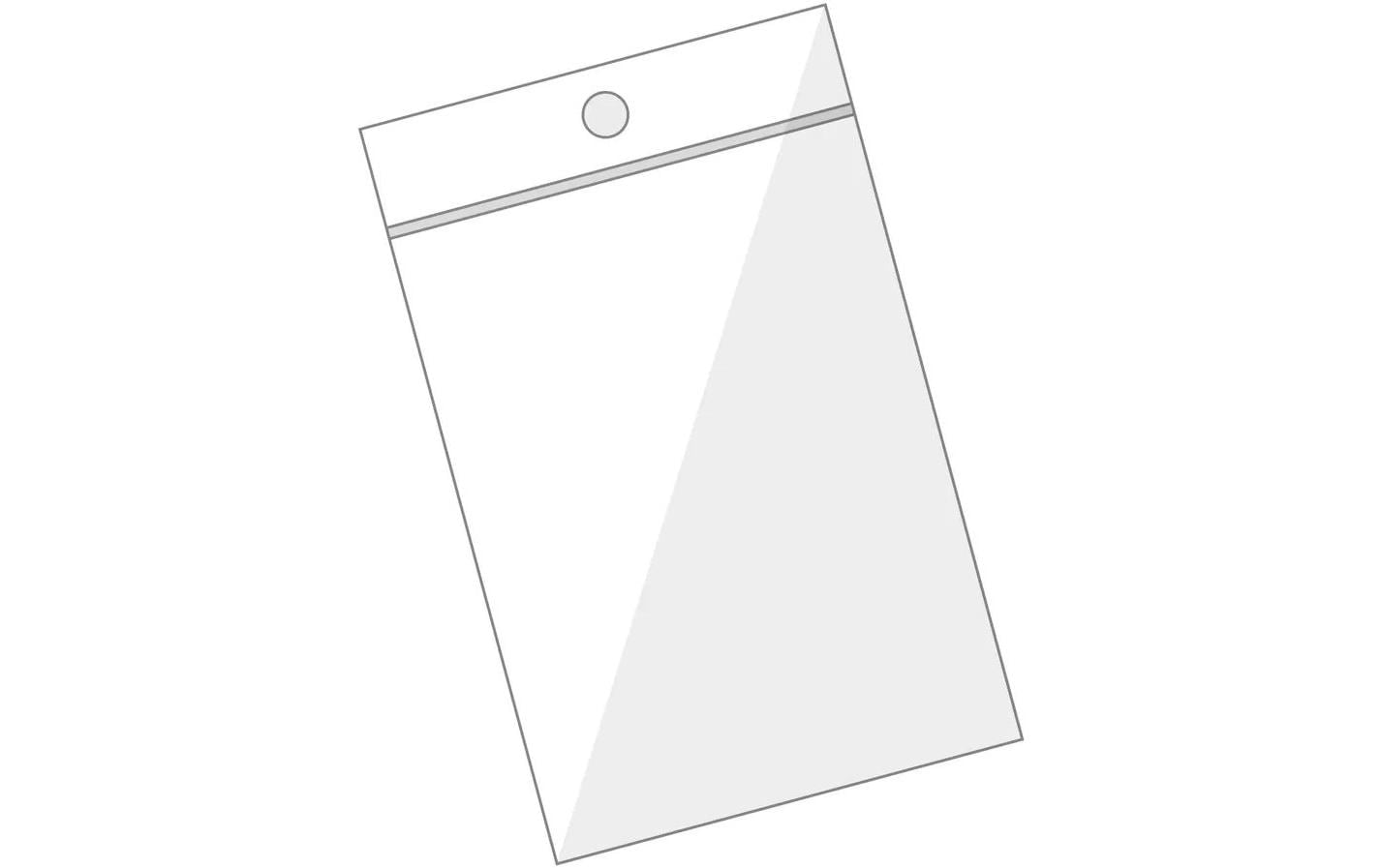 Buroline Druckverschlussbeutel – 50 × 75 mm, transparent, PE – 10 Stk.