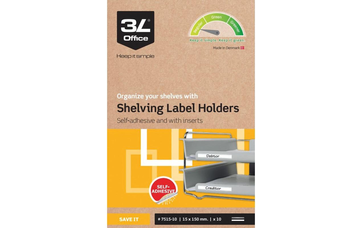 3L Schuletiketten – 15×150 mm, 10 Stk, PVC, permanent haftend