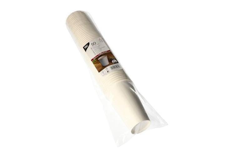 Papstar Papp-Trinkbecher für Heissgetränke – 3 dl – 50 Stk.