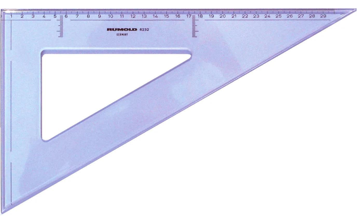 Rumold Zeichendreieck, 25 cm, 60° – Kunststoff
