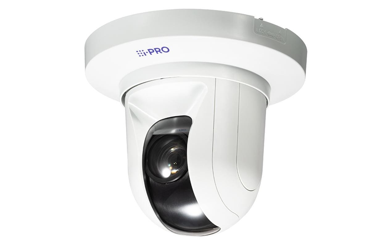 I-pro Panasonic WV-U61301-Z1 Netzwerkkamera – 2 MP, PTZ, PoE, für ONVIF, Weiss