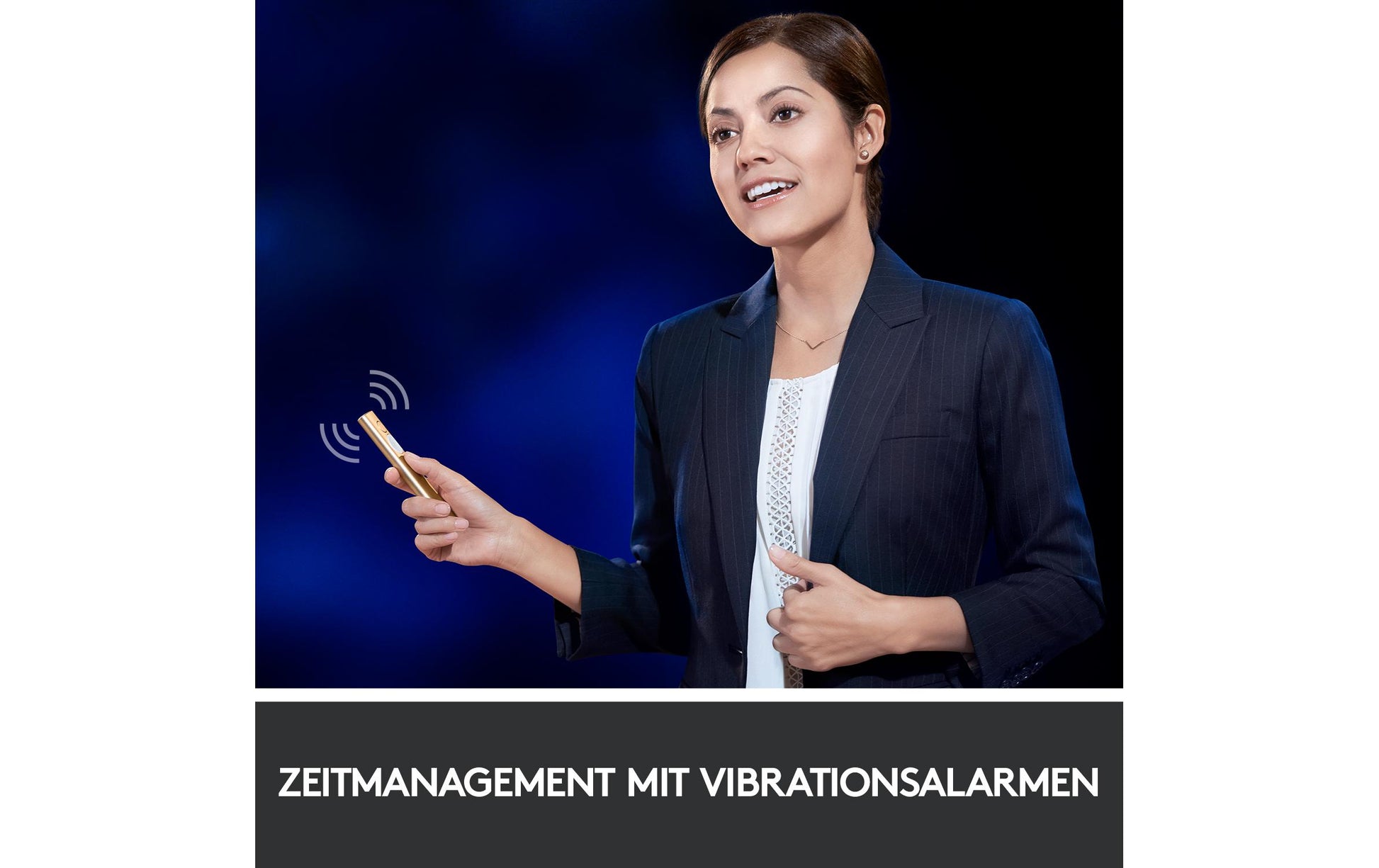 Logitech Spotlight Plus Fernbedienung – für Windows, Mac OS – Spotlight-Funktion, aufladbar