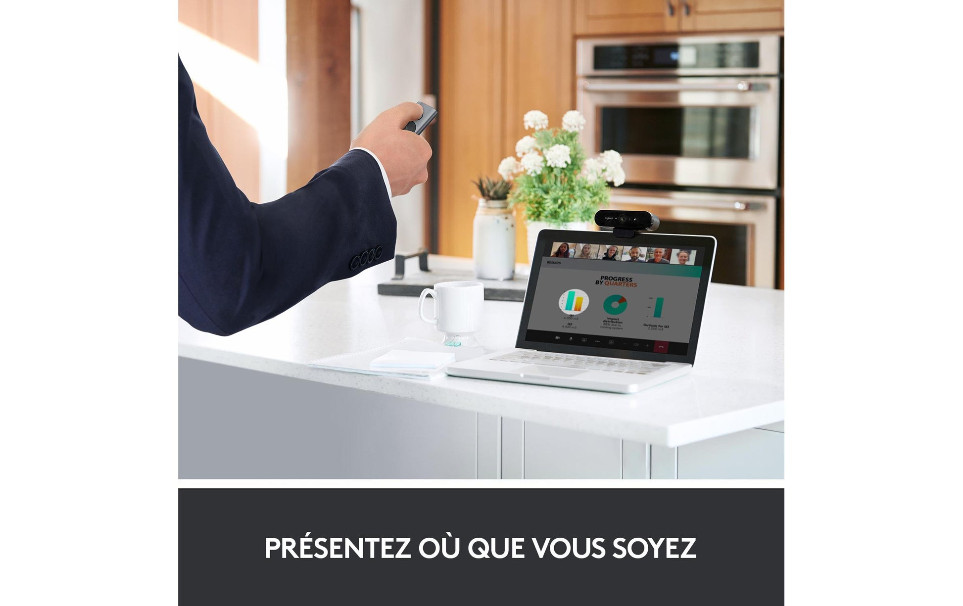Logitech SPOTLIGHT Fernbedienung – Gold