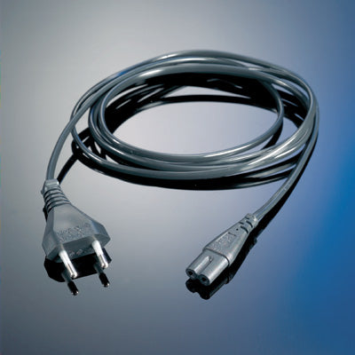 ROLINE Netzkabel – Eurostecker (Typ C) – IEC C7, 1,8 m, 250 V/2,5 A, Schwarz