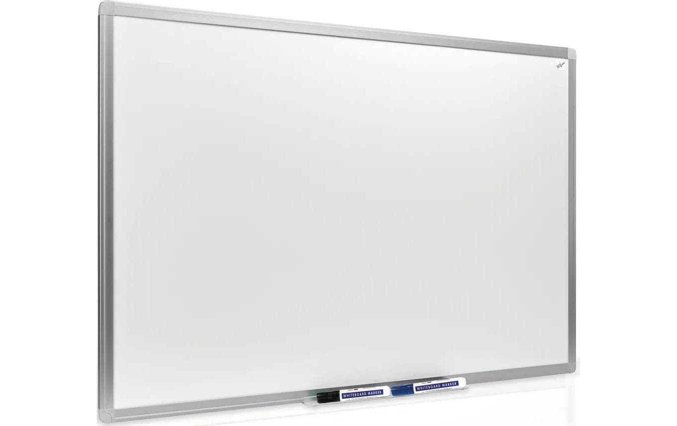 Buroline Whiteboard – Stahl, magnetisch – 90 × 120 cm