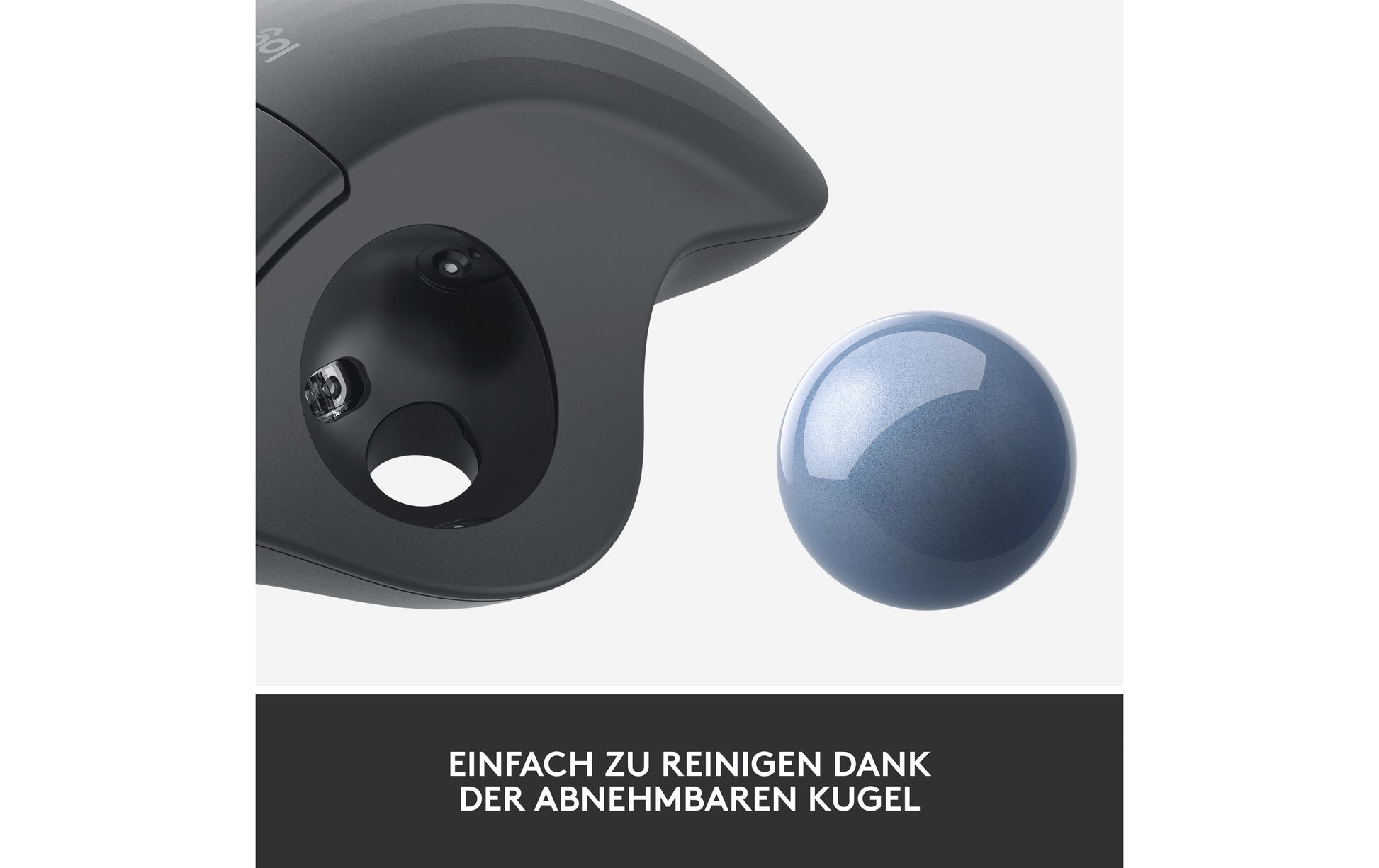 Logitech ERGO M575 für Business Ergonomische Maus – Graphit