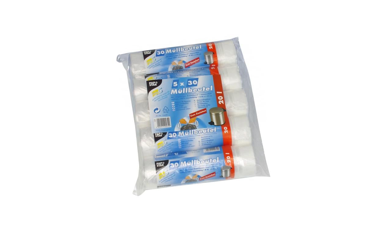 Weita Mehrzweckbeutel – 20 l, PE, transparent, 480 × 550 mm, 150 Stk