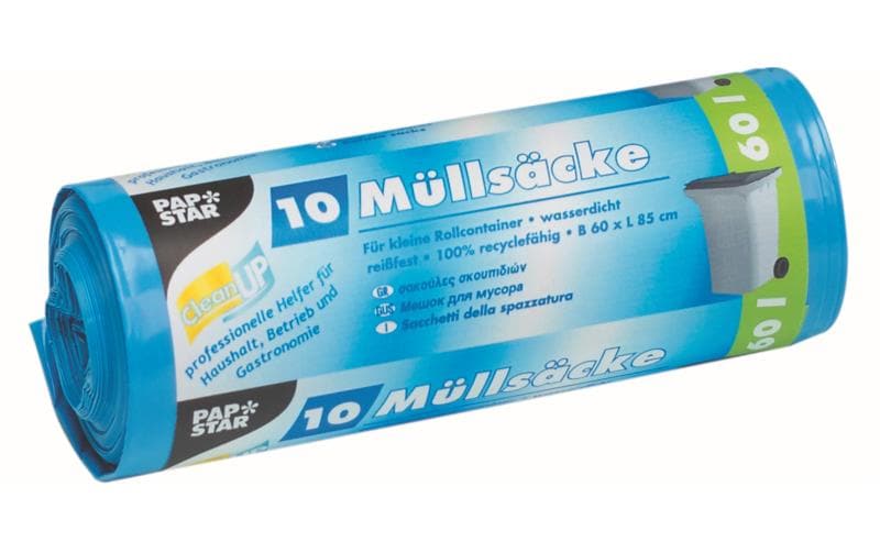 Weita Kehrichtsack – 60 l, LDPE, blau, 600 × 850 mm, 10 Stk