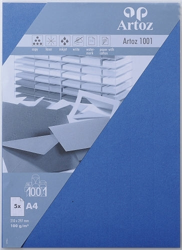 Artoz Bogen 1001 – A4, royal, 100 g/m² – 5 Blatt, FSC