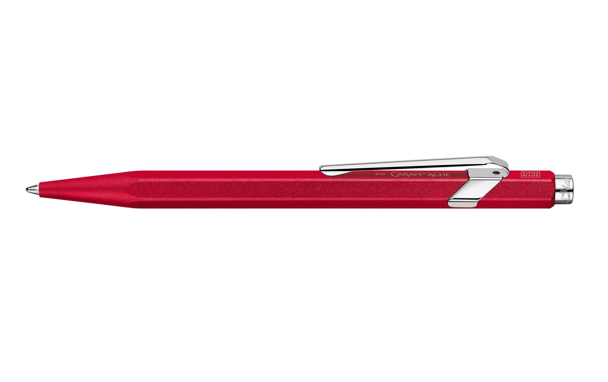 Caran d-Ache Caran d'Ache Kugelschreiber – Rot, Aluminium