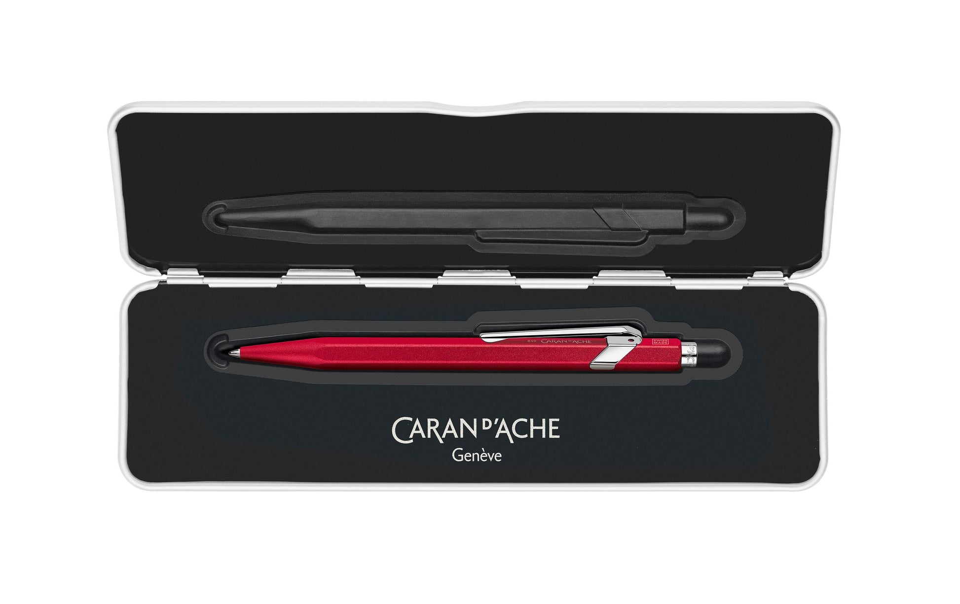 Caran d-Ache Caran d'Ache Kugelschreiber – Rot, Aluminium