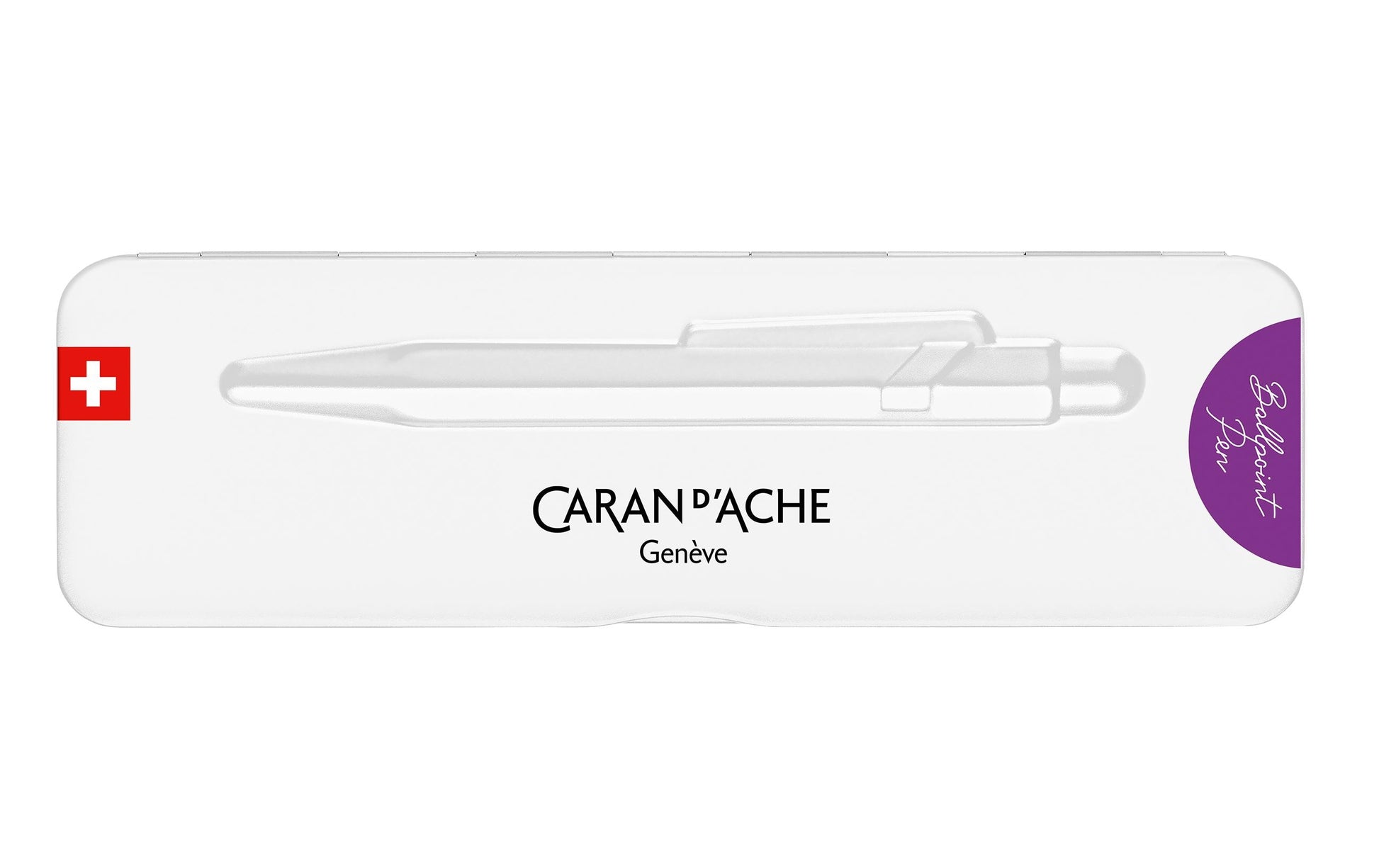 Caran d-Ache Caran d'Ache Kugelschreiber – Violett, Aluminium