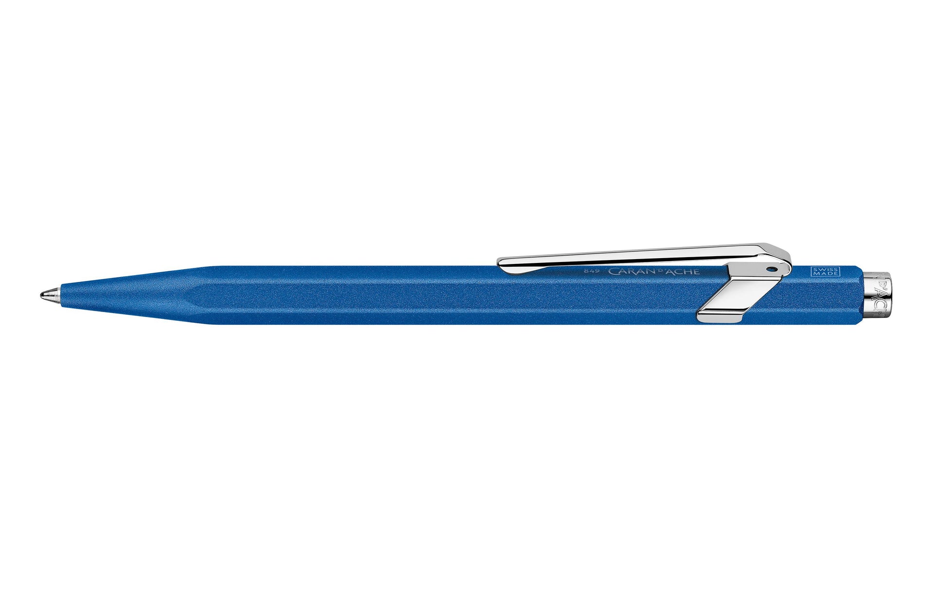 Caran d-Ache Caran d'Ache Kugelschreiber – Blau, Aluminium