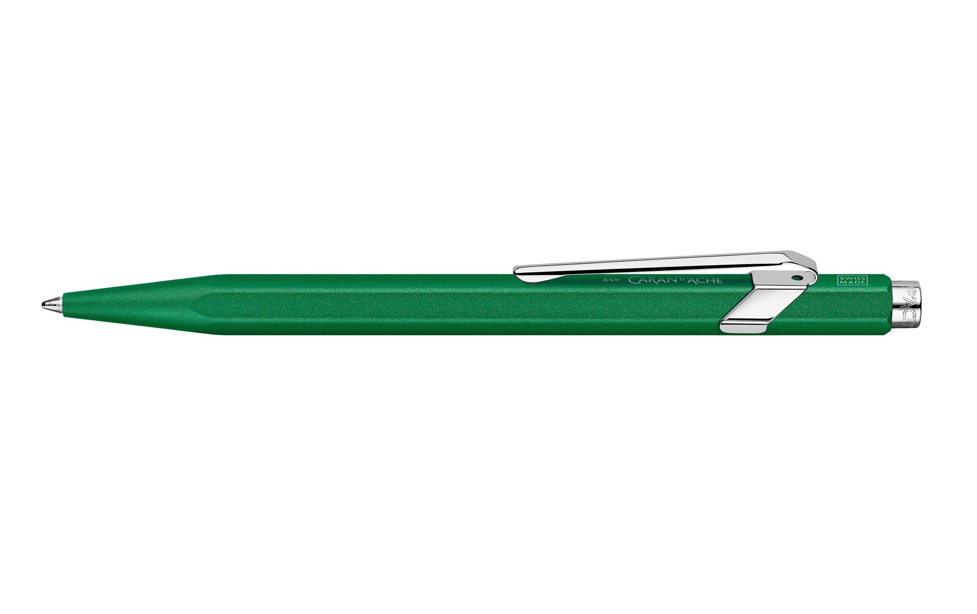Caran d-Ache Kugelschreiber – Grün, Aluminium