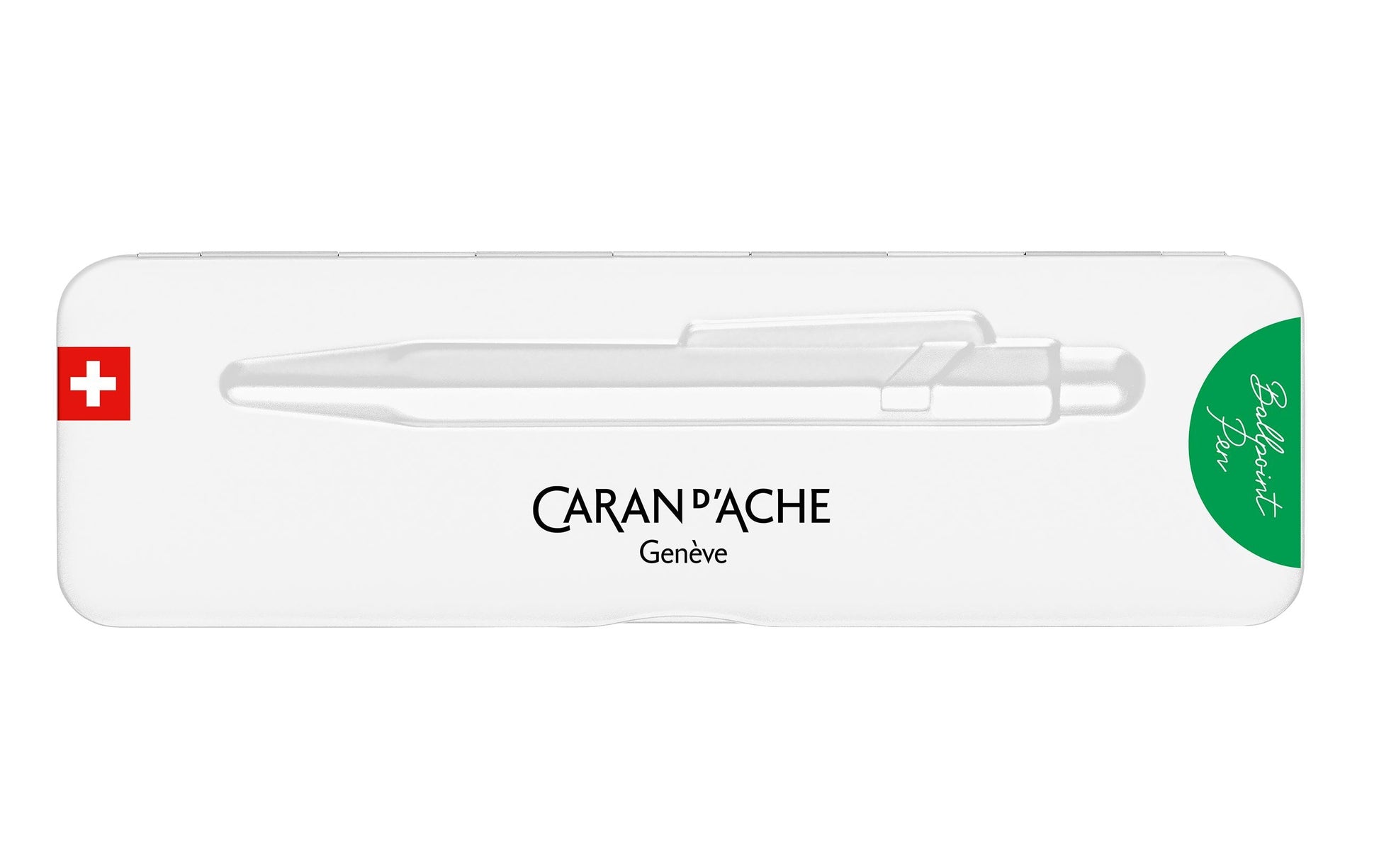 Caran d-Ache Kugelschreiber – Grün, Aluminium