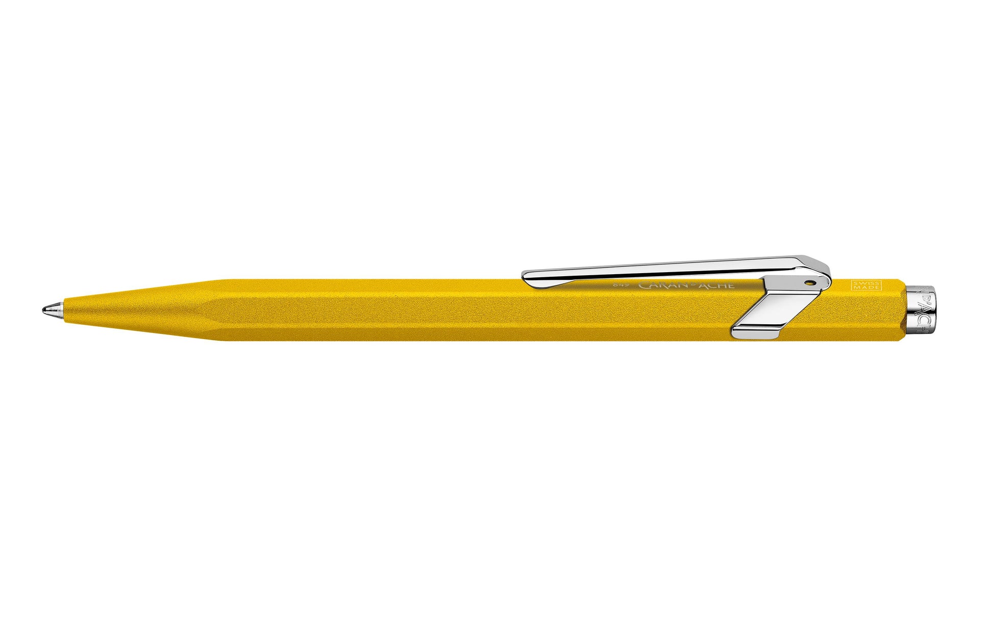 Caran d-Ache Kugelschreiber – Gelb, Aluminium