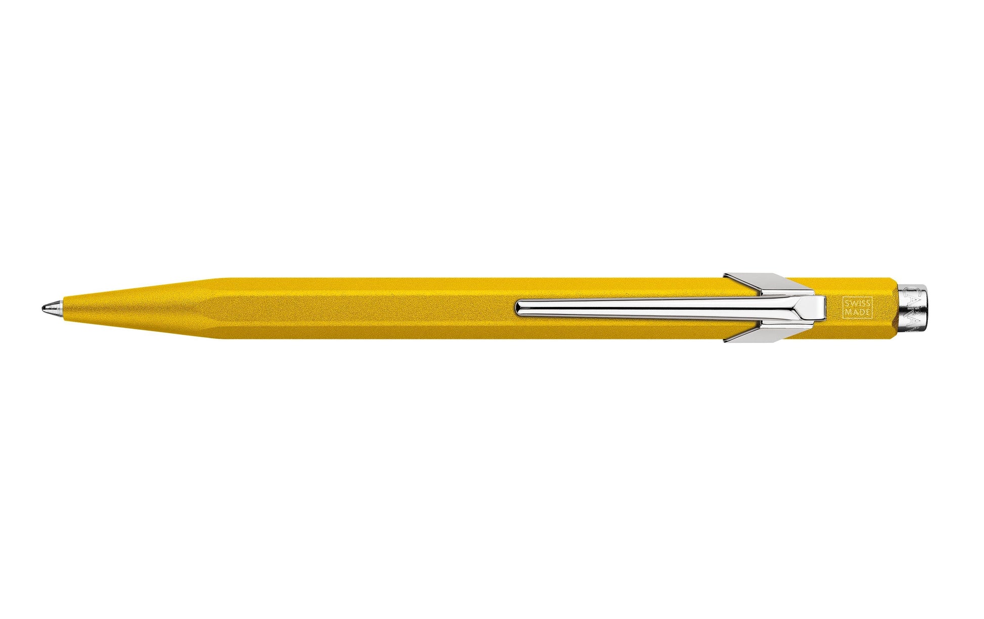 Caran d-Ache Kugelschreiber – Gelb, Aluminium
