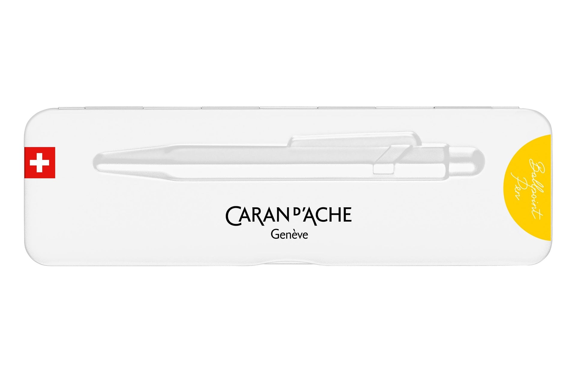 Caran d-Ache Kugelschreiber – Gelb, Aluminium