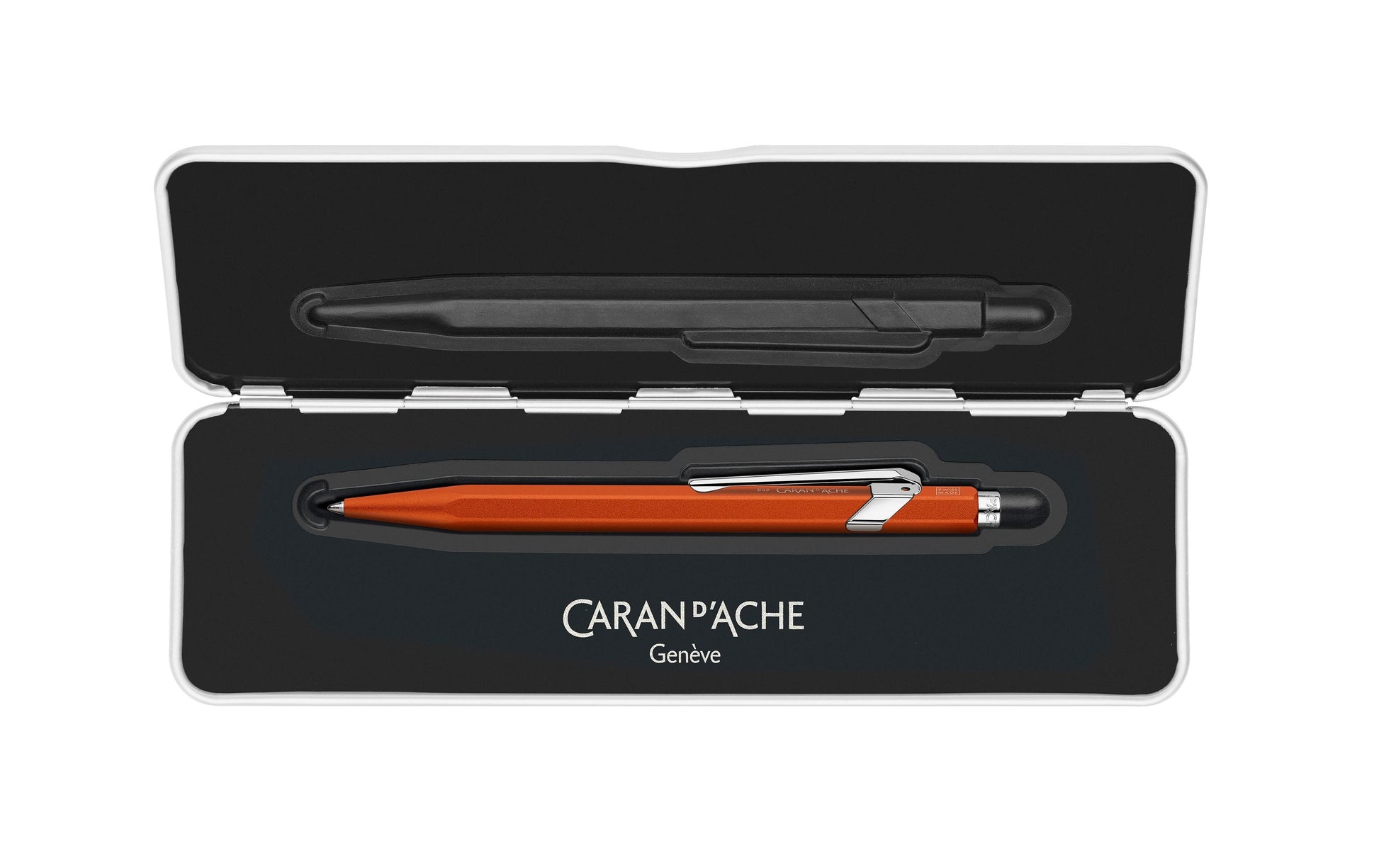Caran d-Ache Caran d'Ache Kugelschreiber – Orange, Aluminium