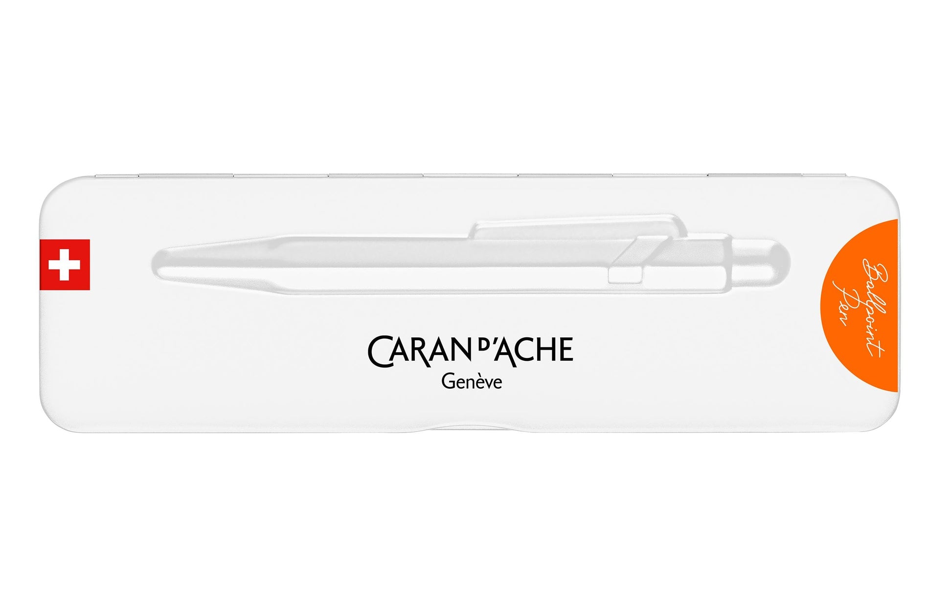 Caran d-Ache Caran d'Ache Kugelschreiber – Orange, Aluminium