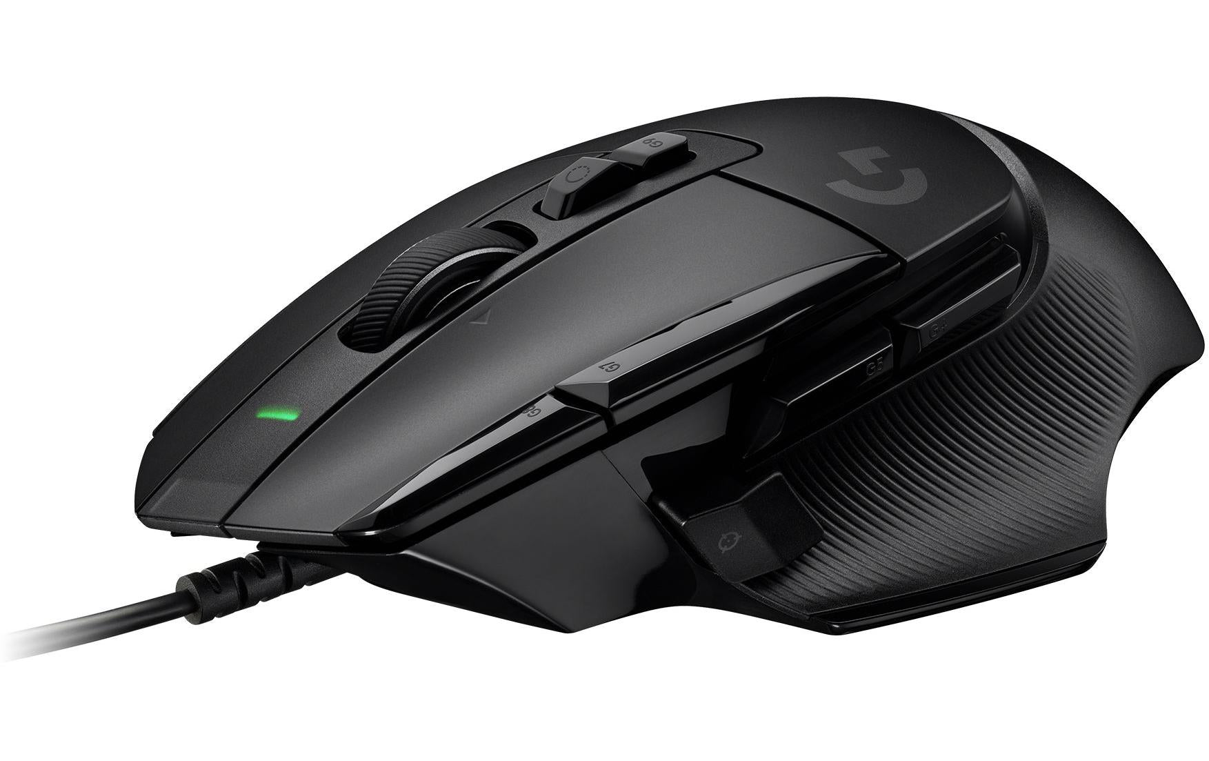 Logitech G G502 X – Gaming-Maus – Kabelgebunden (USB‑A), 25600 DPI, rechts, Schwarz