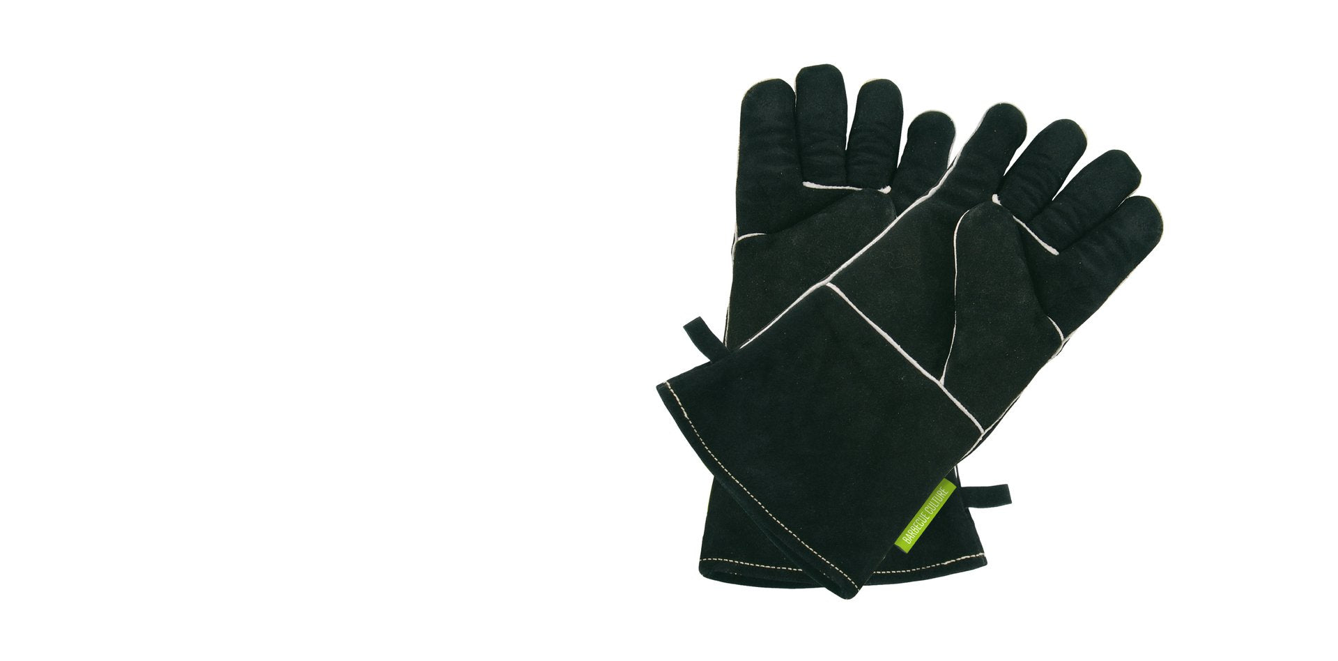 OUTDOORCHEF Arbeitshandschuhe – L, 1 Stück – Leder, Schwarz, isolierend