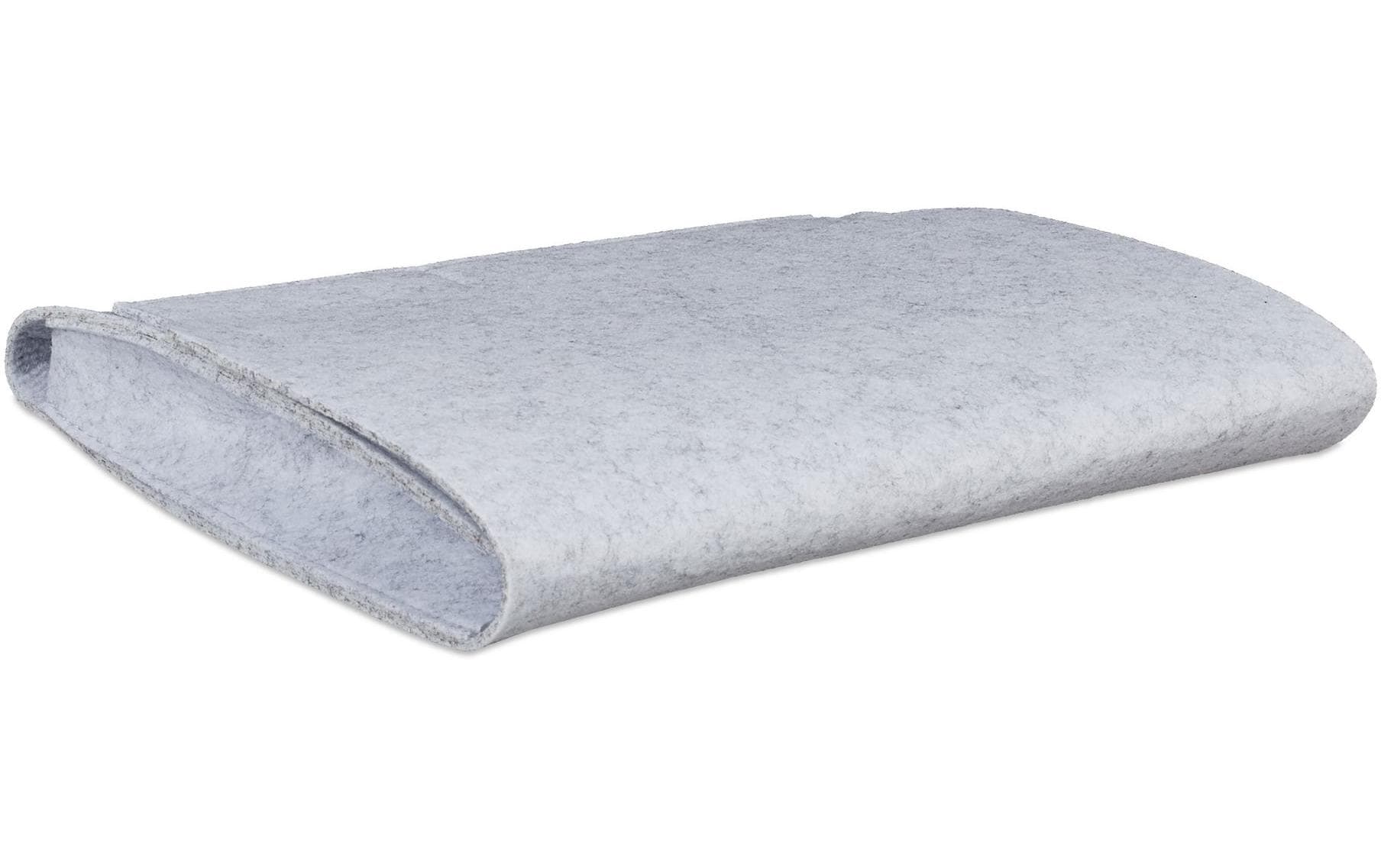 Relaxdays Ablageschale 5 Fächer – Filz – Grau – 280 × 260 × 50 mm