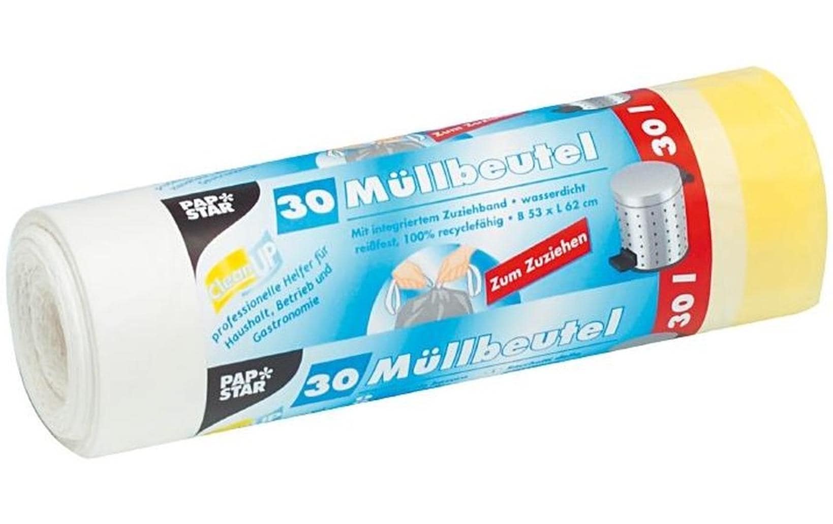 Weita Kehrichtsack – 30 l, LDPE, weiss, 530 × 620 mm, 30 Stk