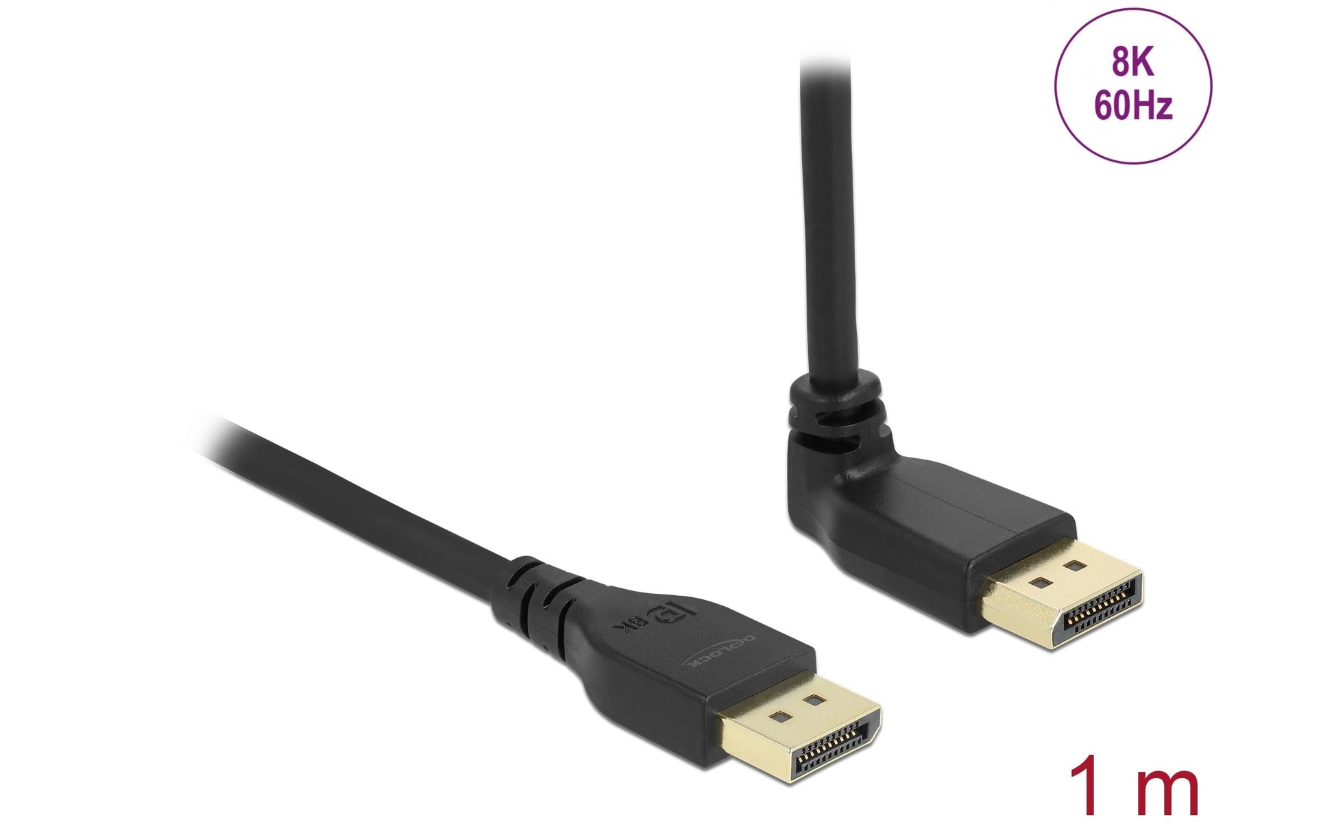 Delock DisplayPort Kabel DP 1.4 8K 60 Hz – 1 m